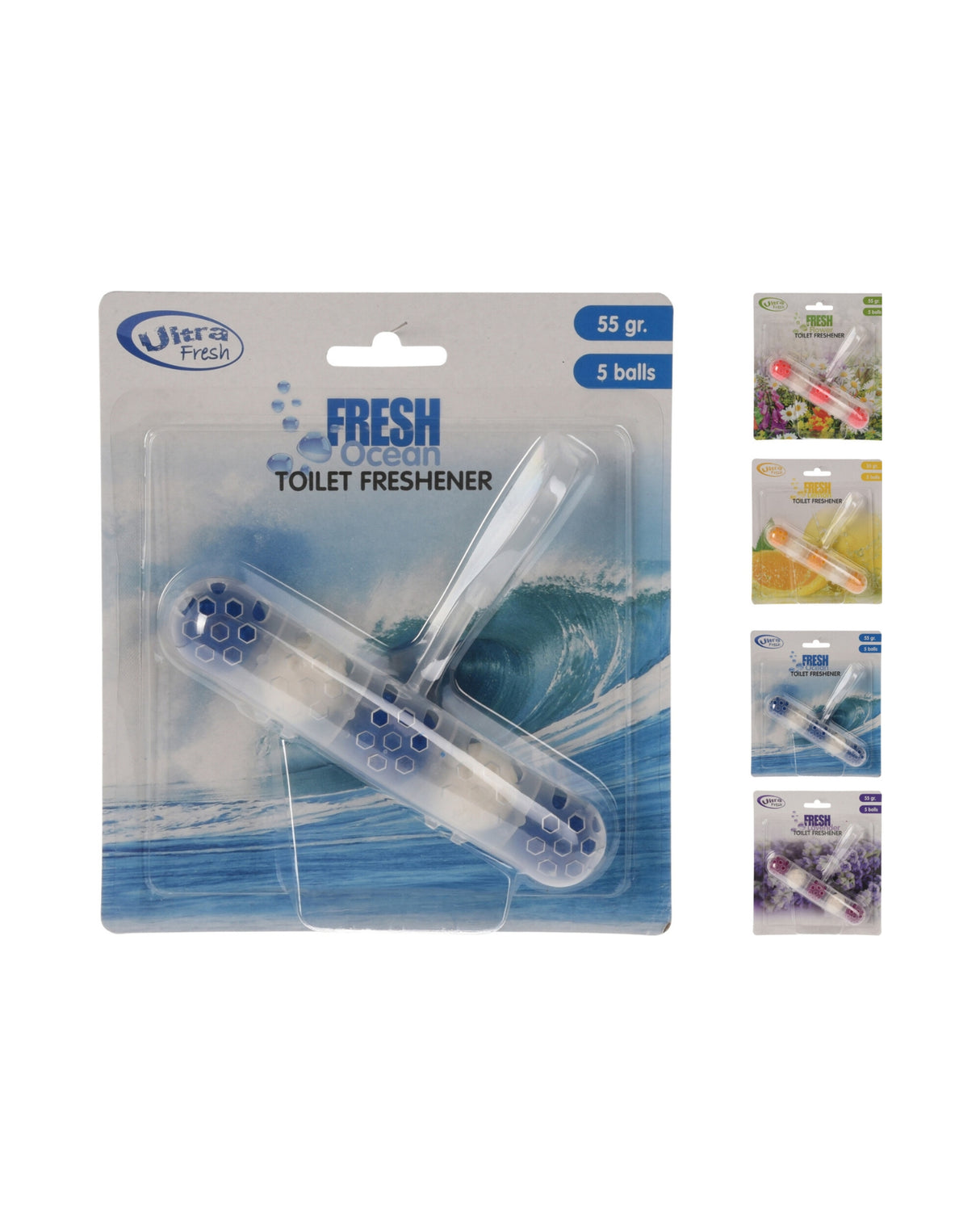 Toilet frisker med 5 kugler