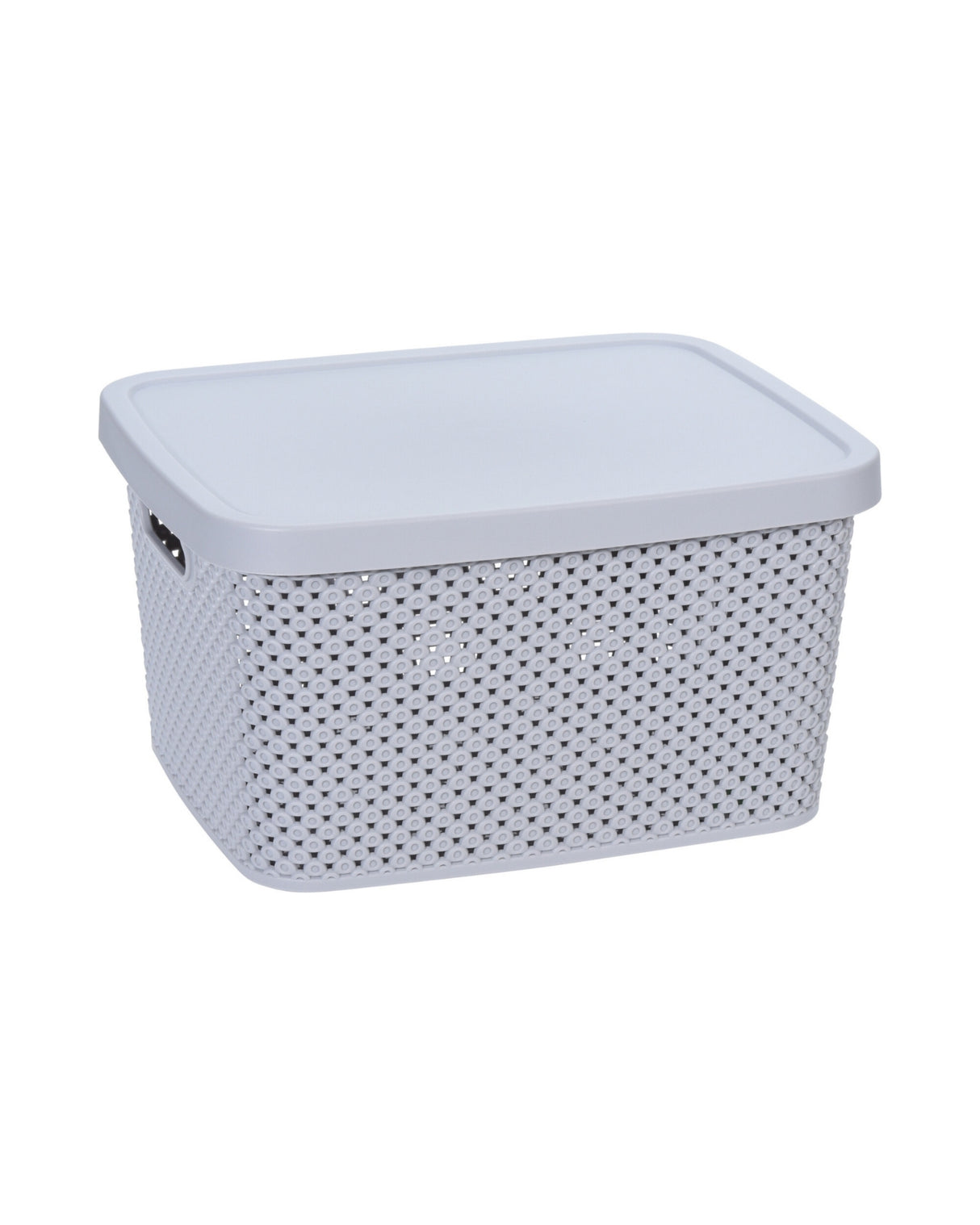 Opbevaringskasse med låg 1 stk