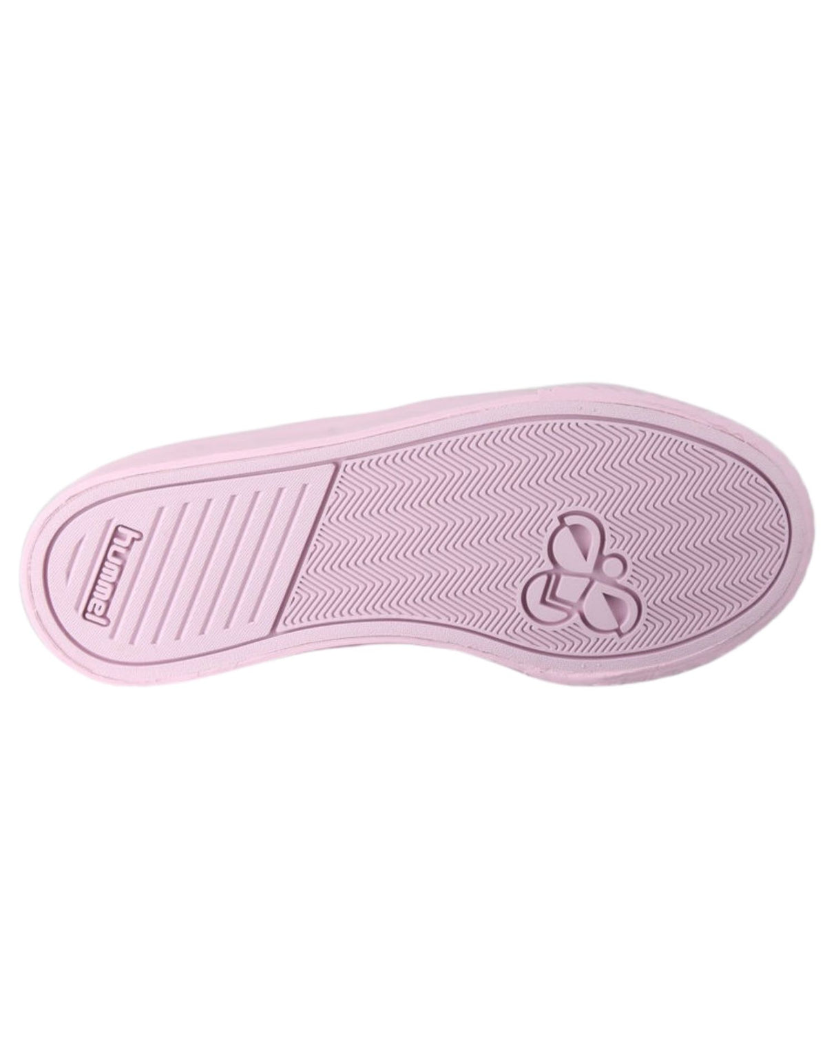 Hvid Hummel Sneakers - Base Court Classic Jr - Rosa - 206418-3423