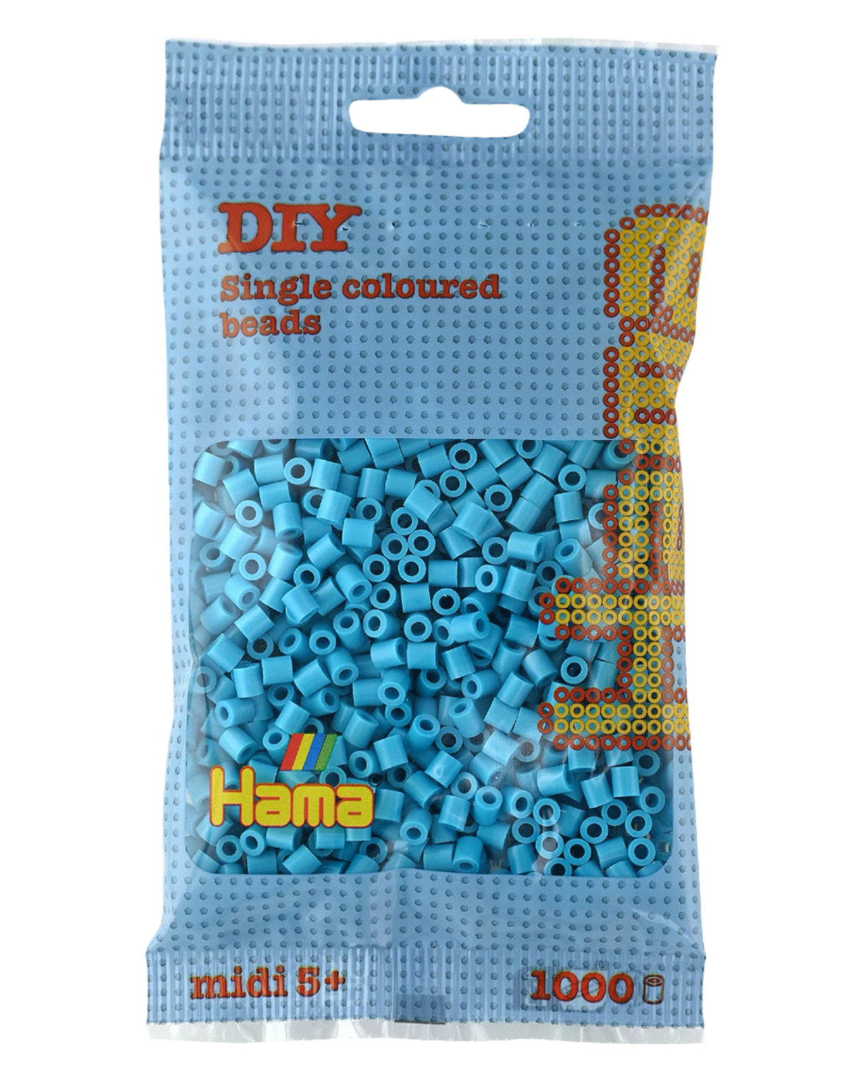 Hama perler 1000 stk - 207-49 azur blå