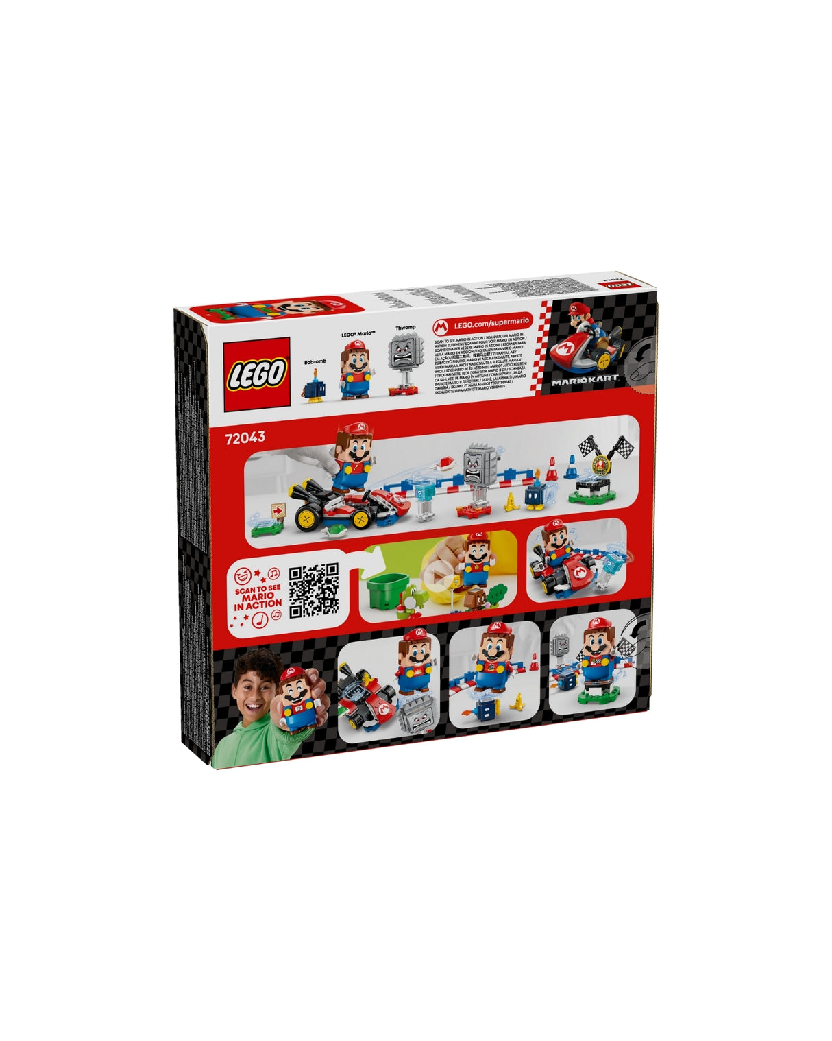 LEGO 72043 Mario Kart™ – Interaktiv LEGO® Mario™ og Standard Kart - LEGO Mario Kart