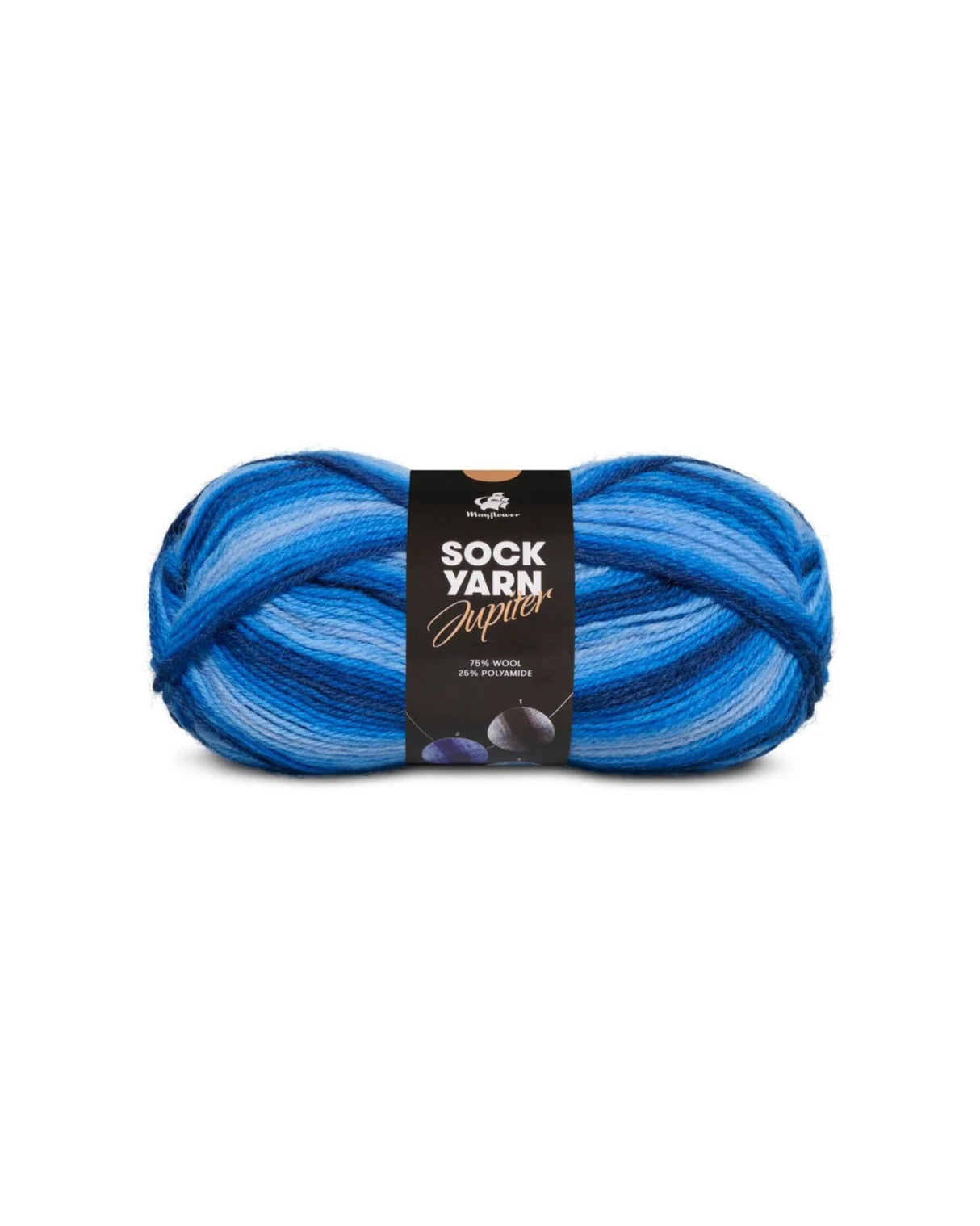 Mayflower Jupiter Strømpegarn 50g fv.02