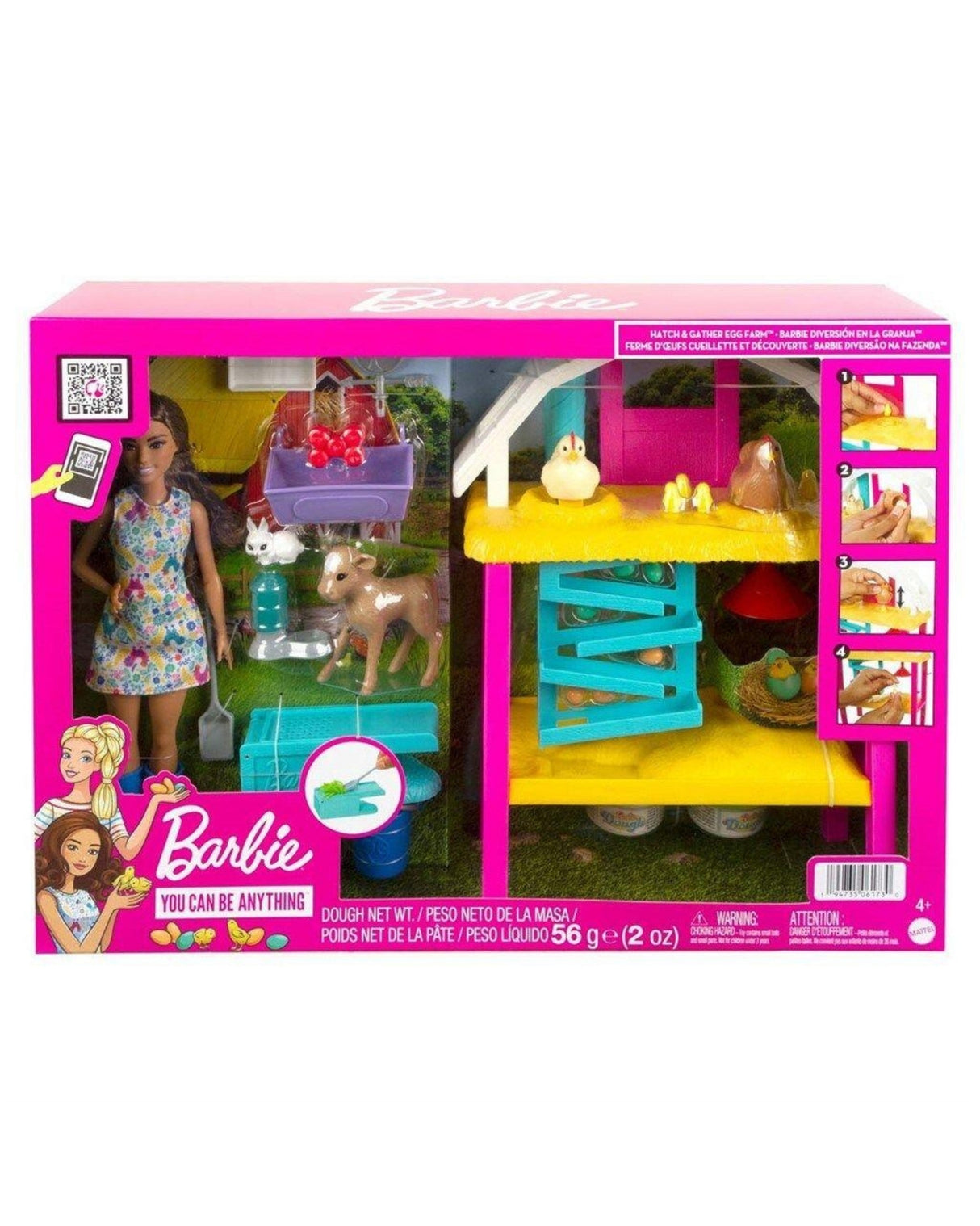 Barbie Hatch & Gather Egg Farm