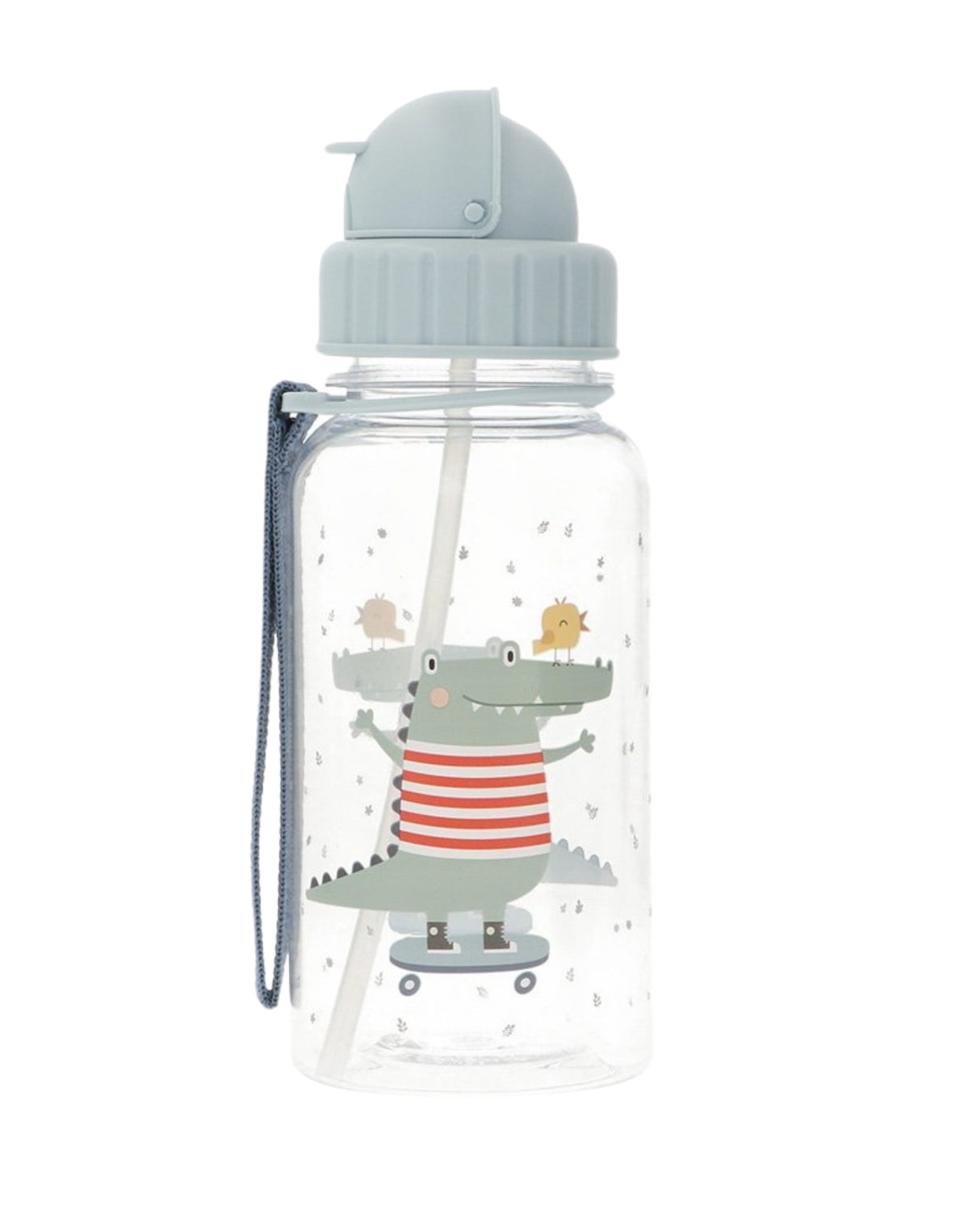 Krokodille drikkedunk med sugerør