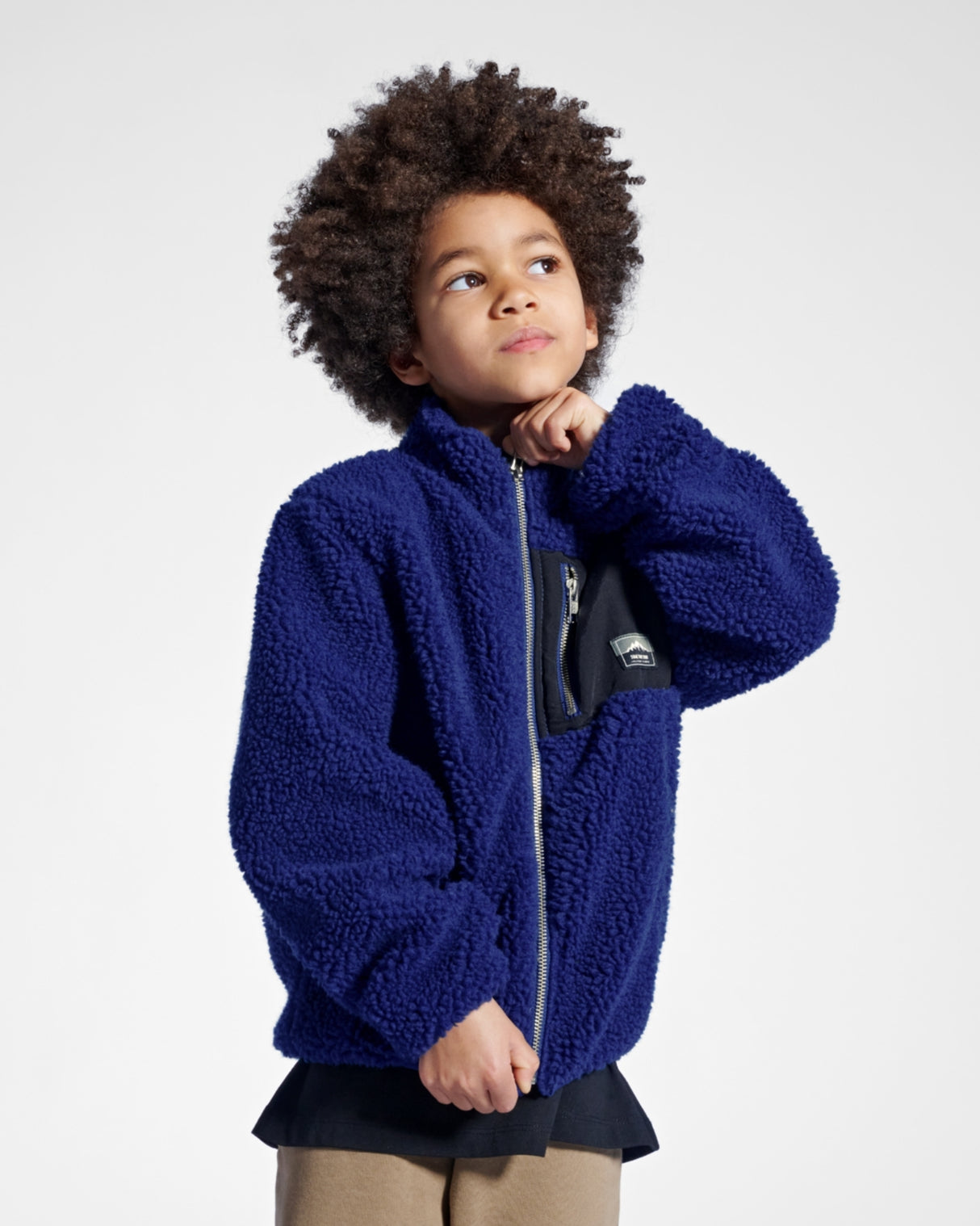 Blå - Hummel - Flececejakke - 218144-7017