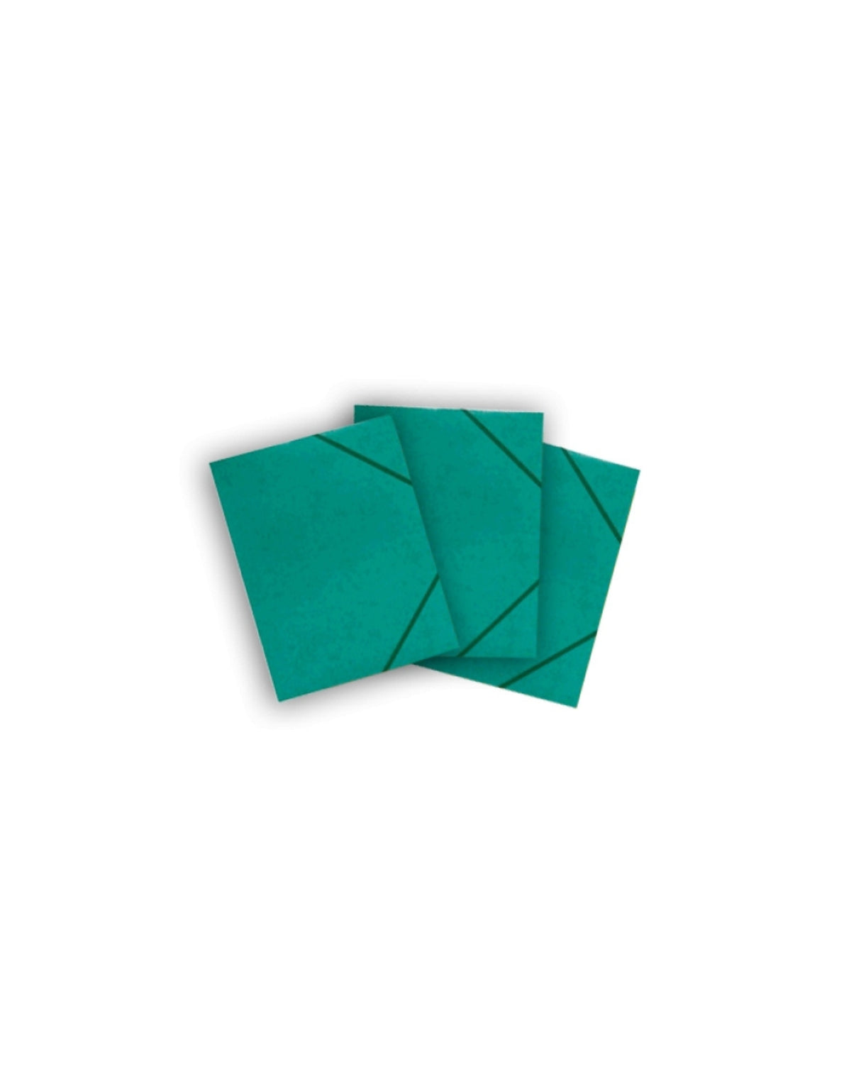 Elastikmappe karton A4 1stk - Grøn