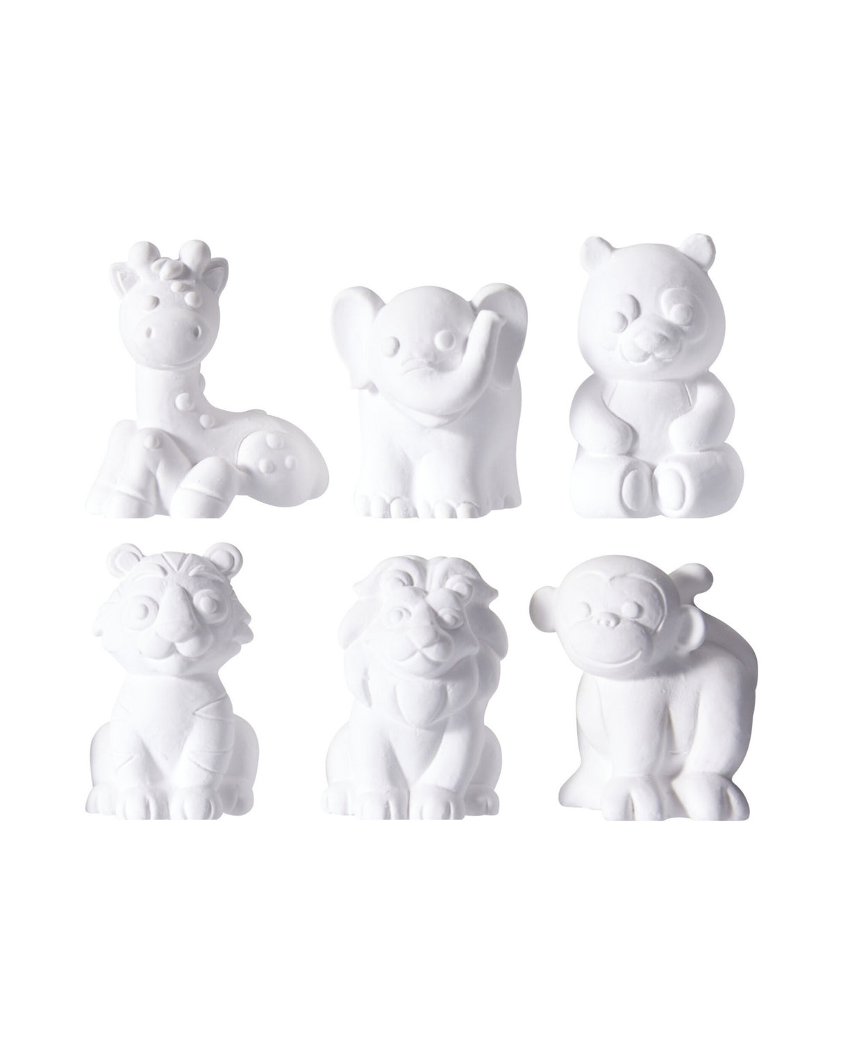 Malesæt – Gipsfigurer, 13 Dele