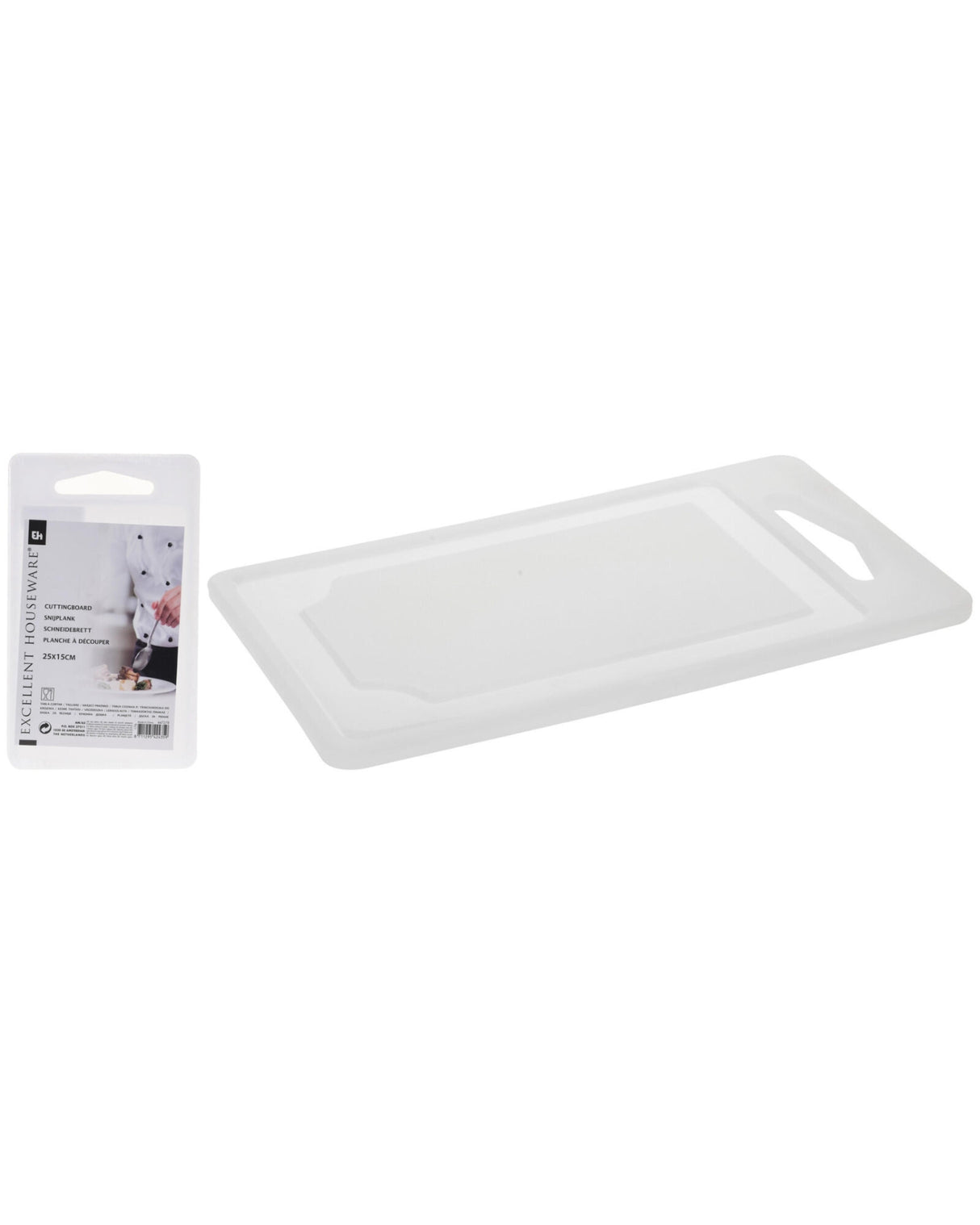Skærebræt i plast 250x100x9mm