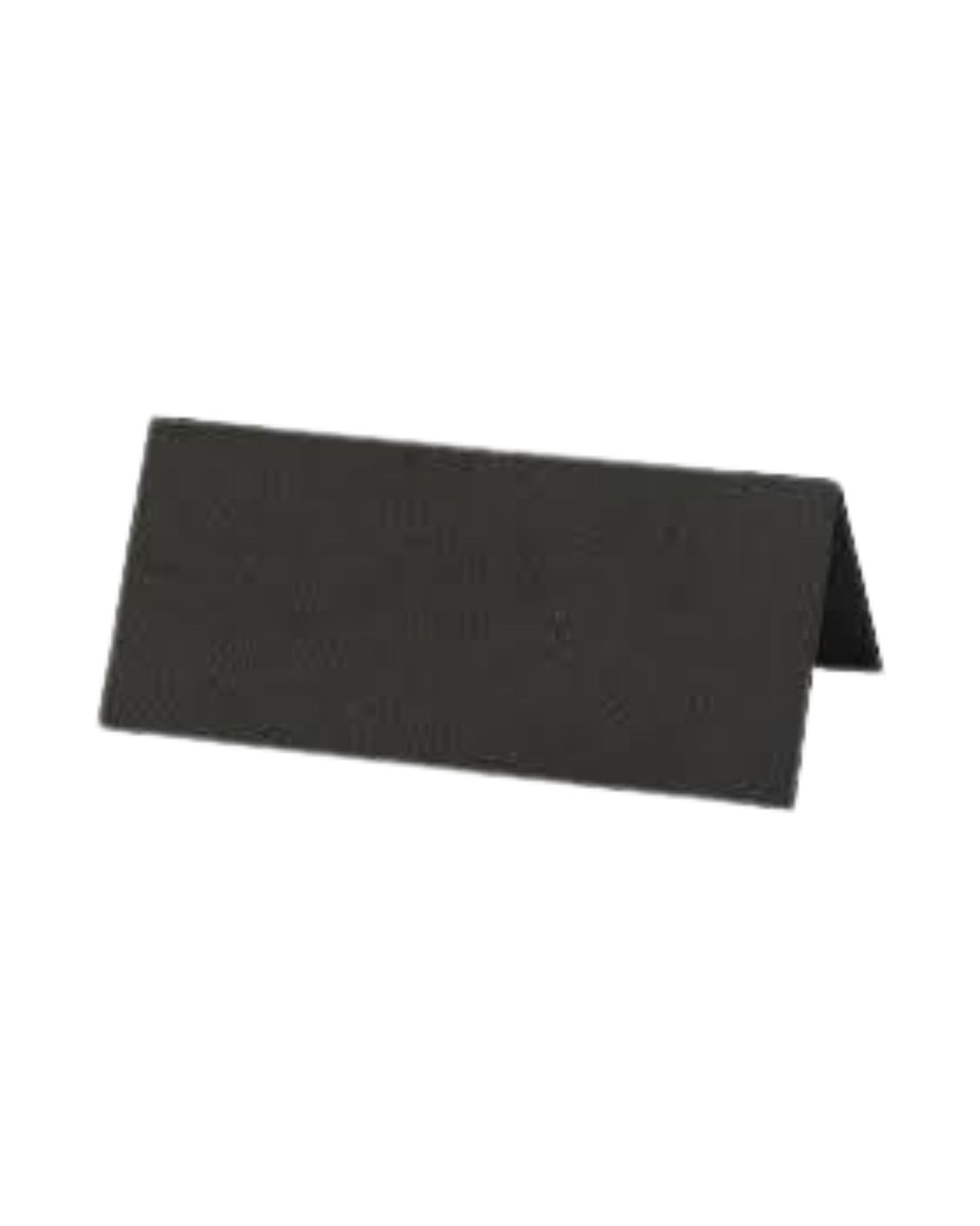 Black place cards 10 pcs, 9x4cm
