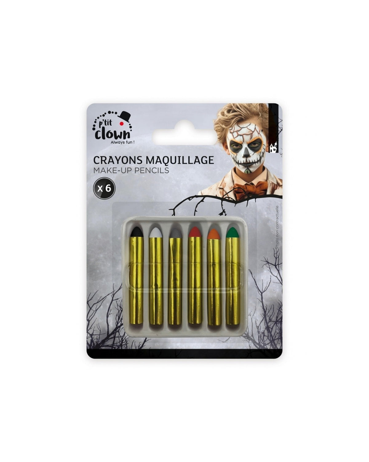 Makeup colors 6 pcs - UV / fluorescent