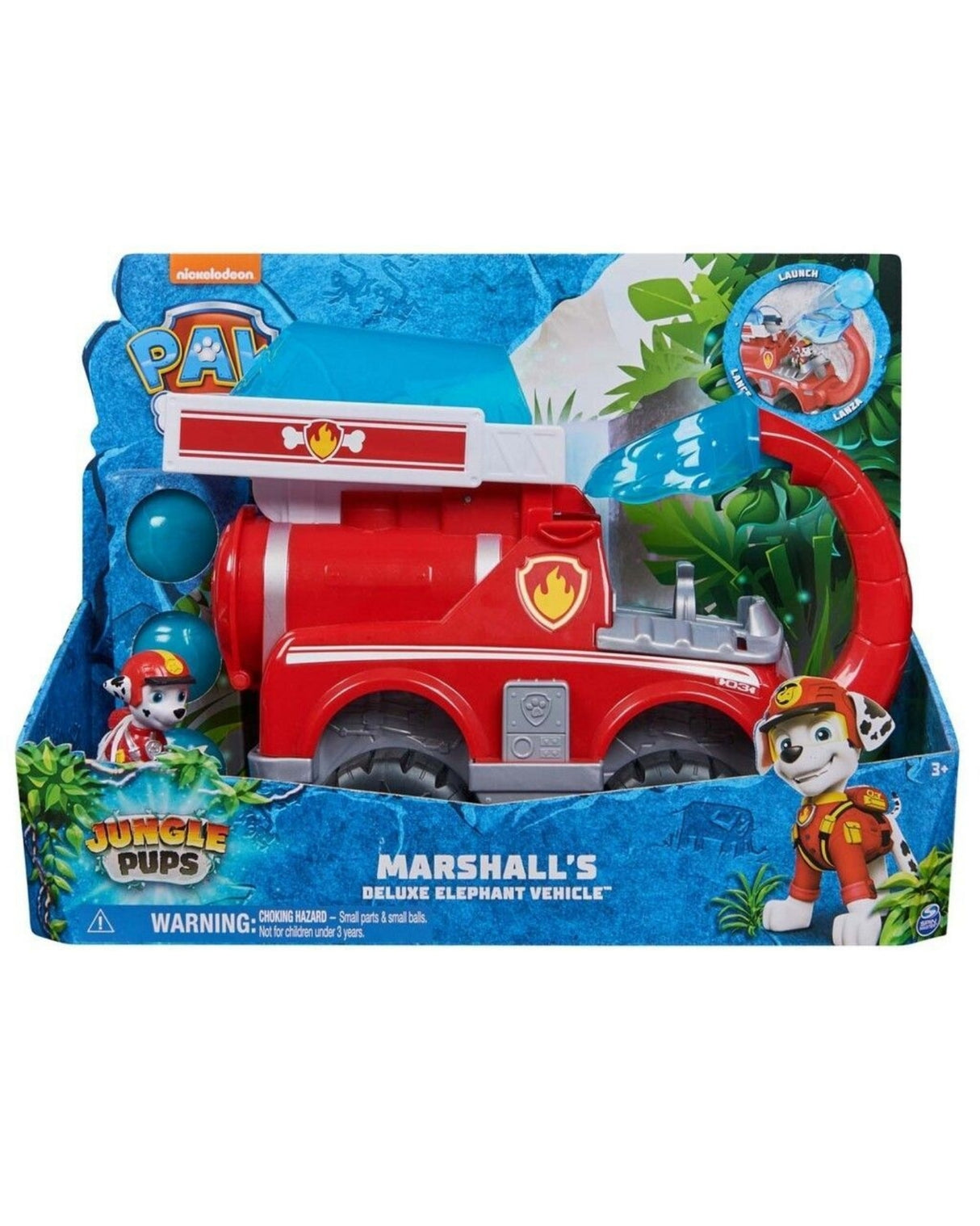 Paw Patrol Jungle Marshall Deluxe Elephant Vehicle