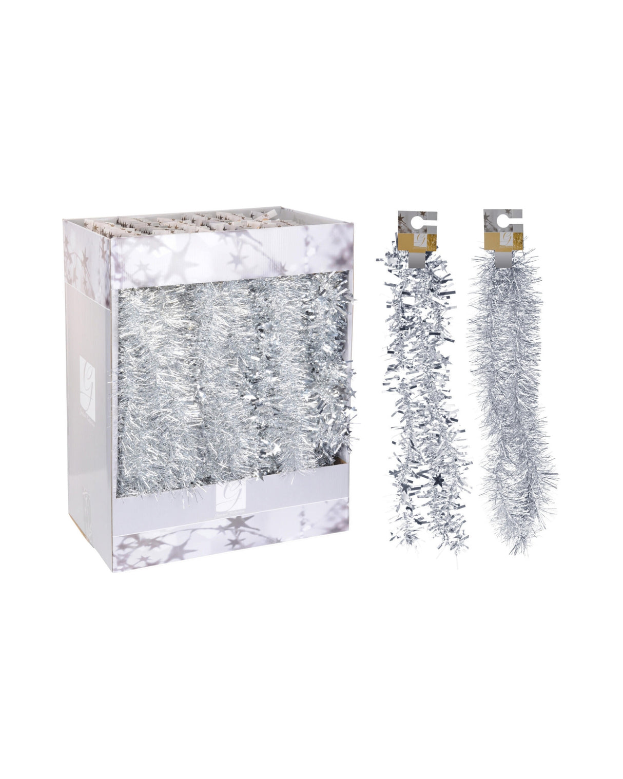 Guirlande i sølv 180cm