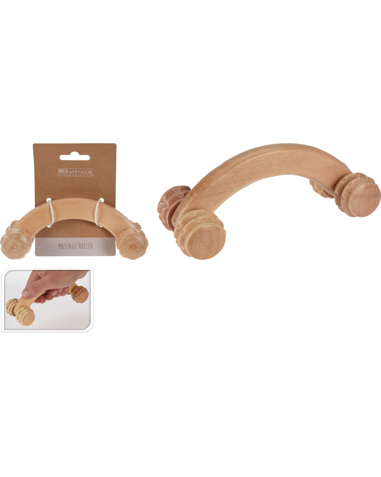 Massage rulle i træ