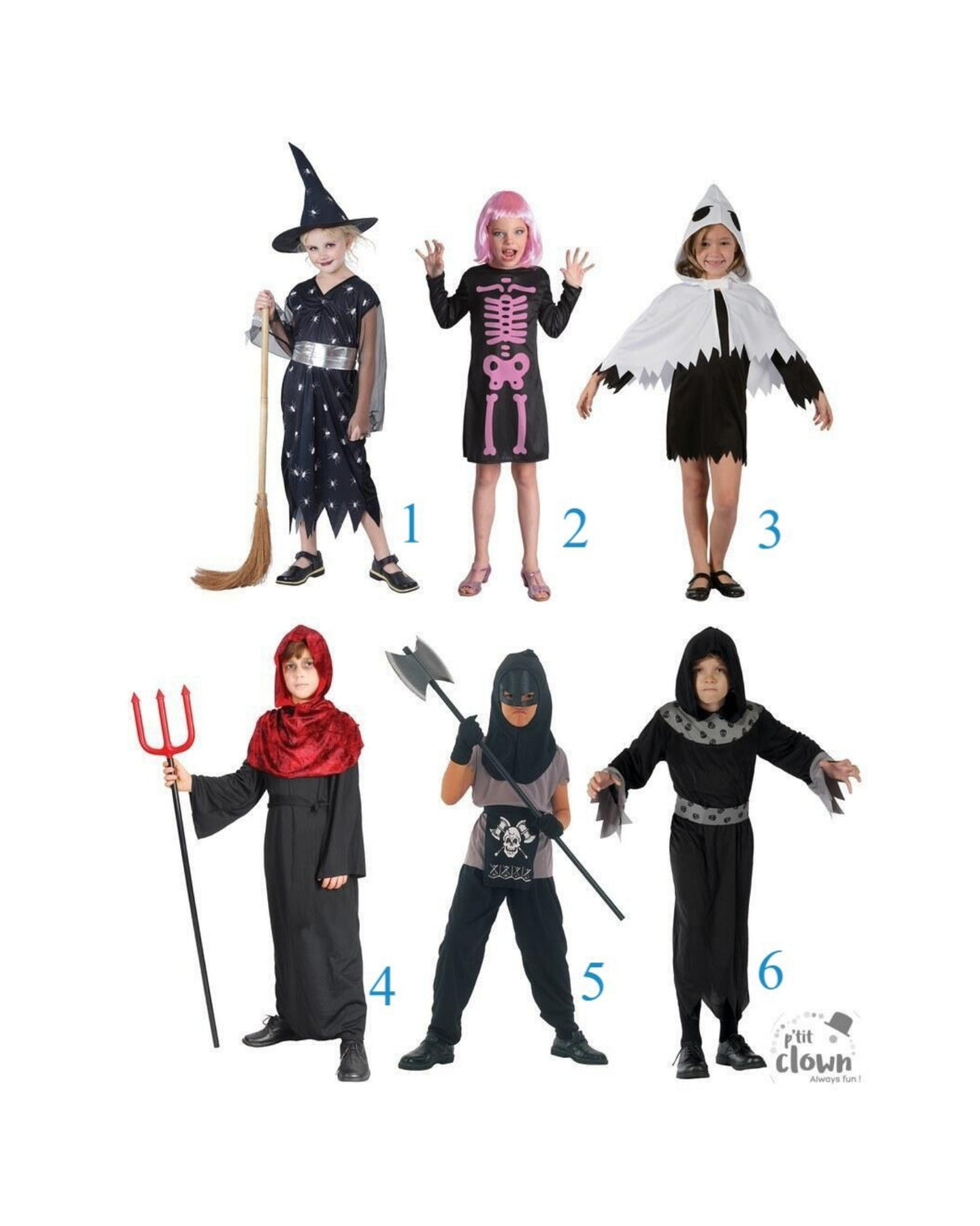 Halloween costume 1stk - kids