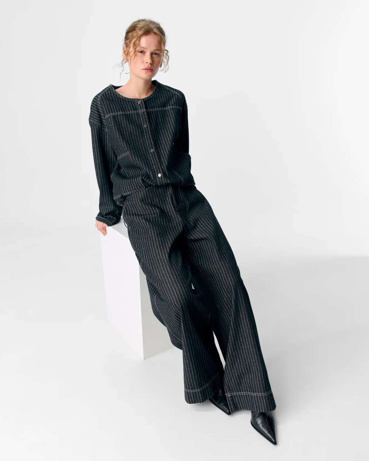 Sort - Black Denim - Object - Jeans - striber - 23048215