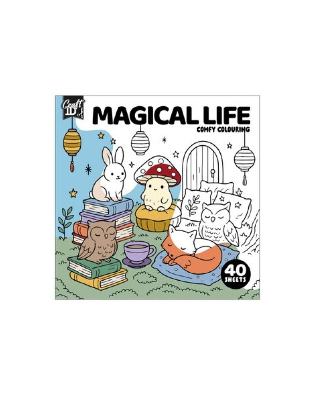 COSY Malebog 20x20cm 40 sider Magical