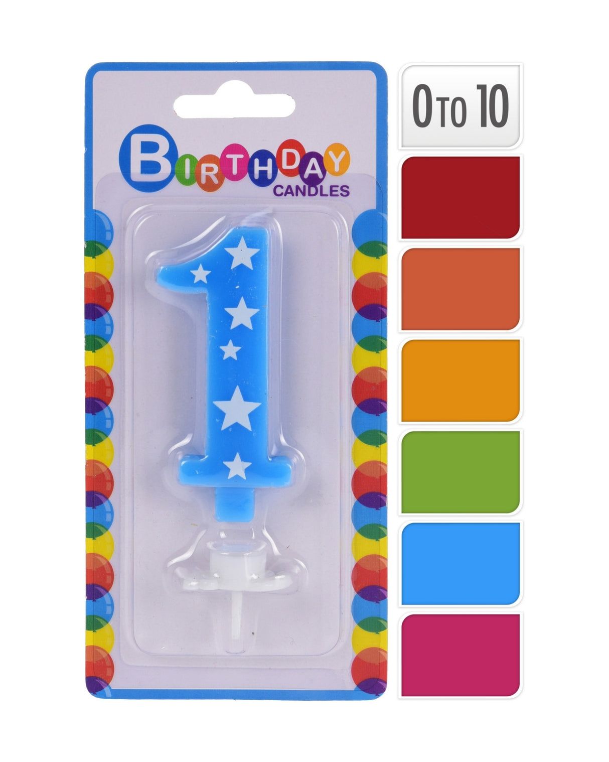 Fødselsdagslys med tal