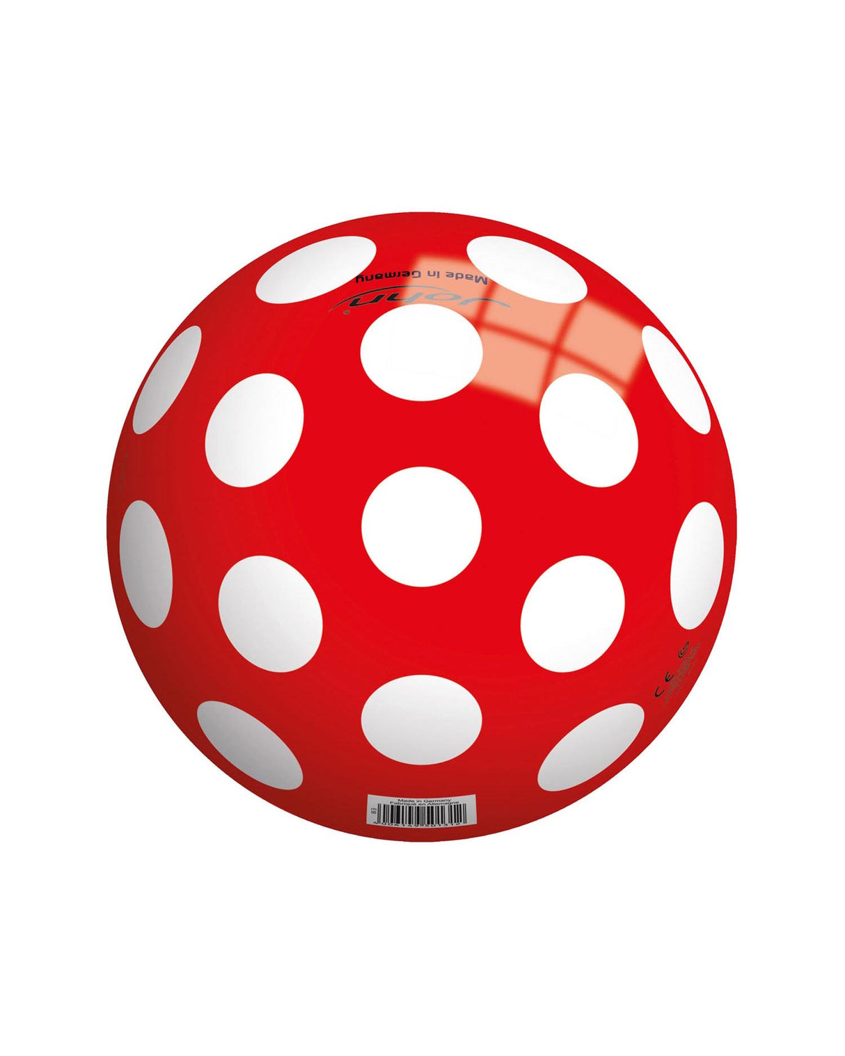 Plast bold med prikker – 23 cm