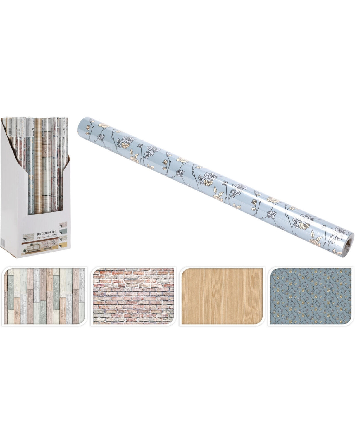 Hyldepapir selvklæbende 250x45cm 1stk