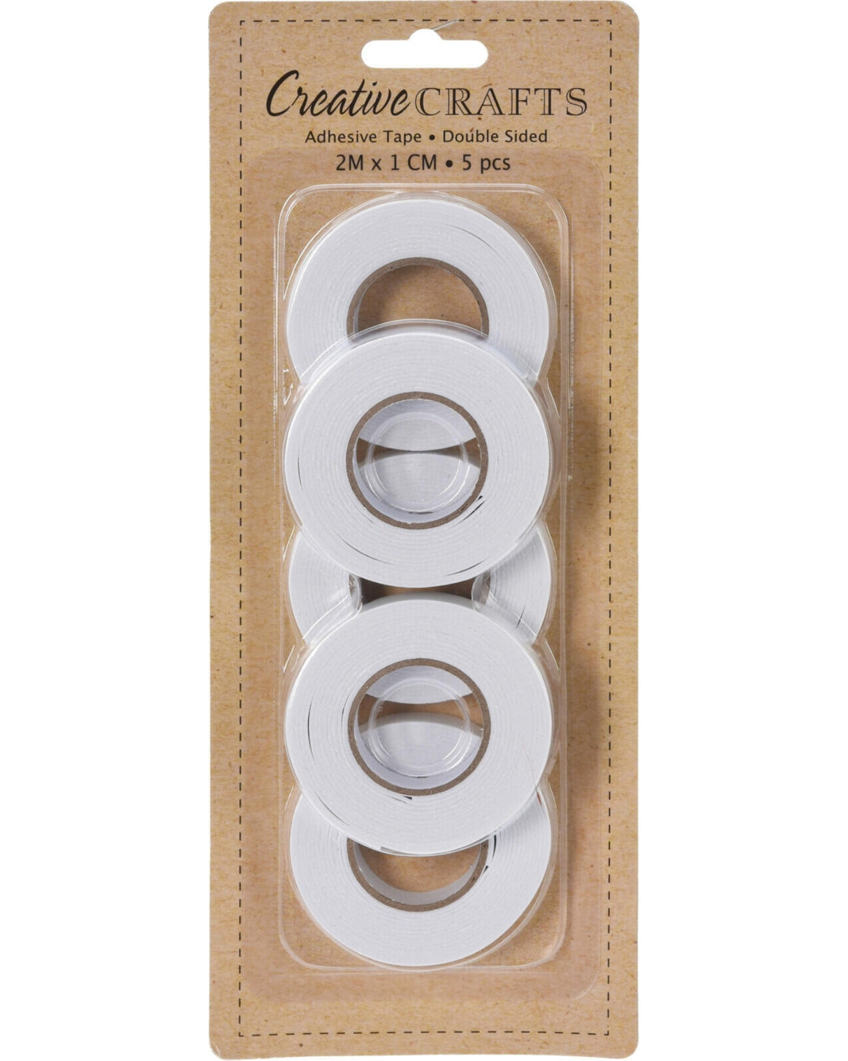 Dobbelt klæbende tape 5 ruller
