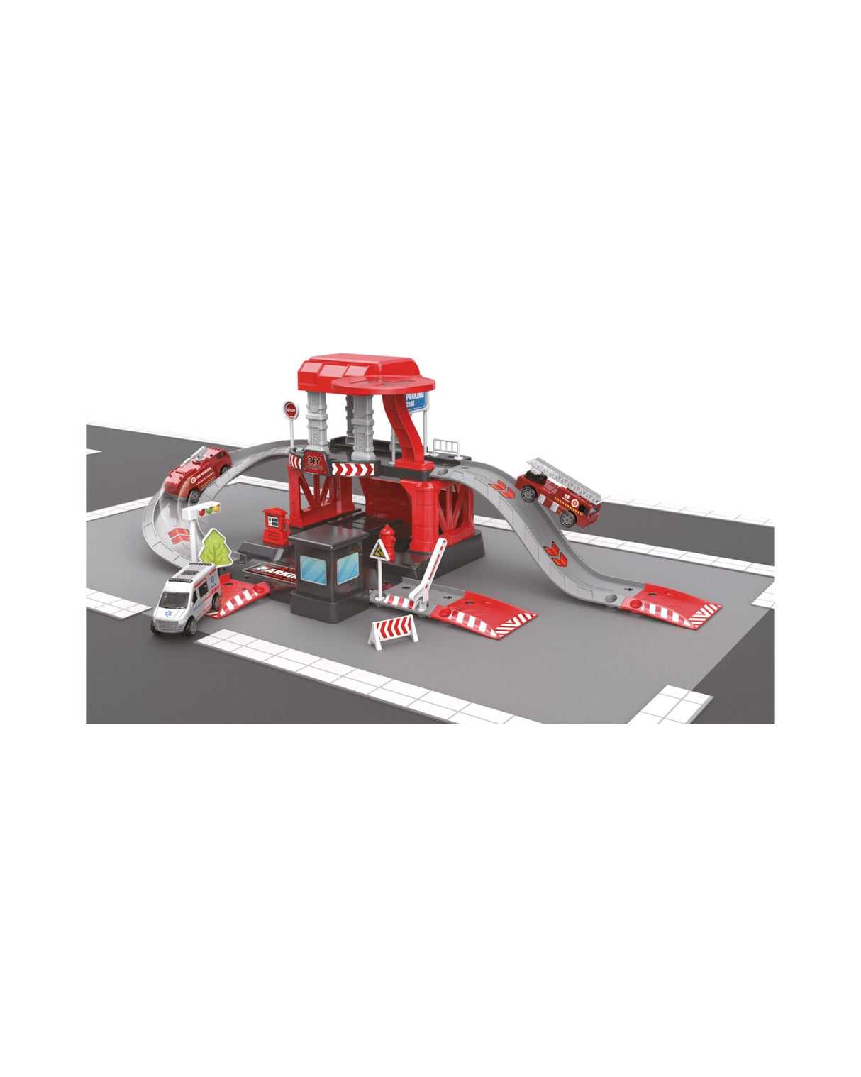 Billegesæt med bygning