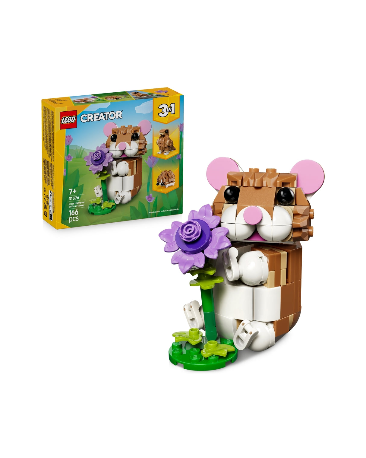 LEGO 31376 Sød hamster med blomst - LEGO Creator 31376