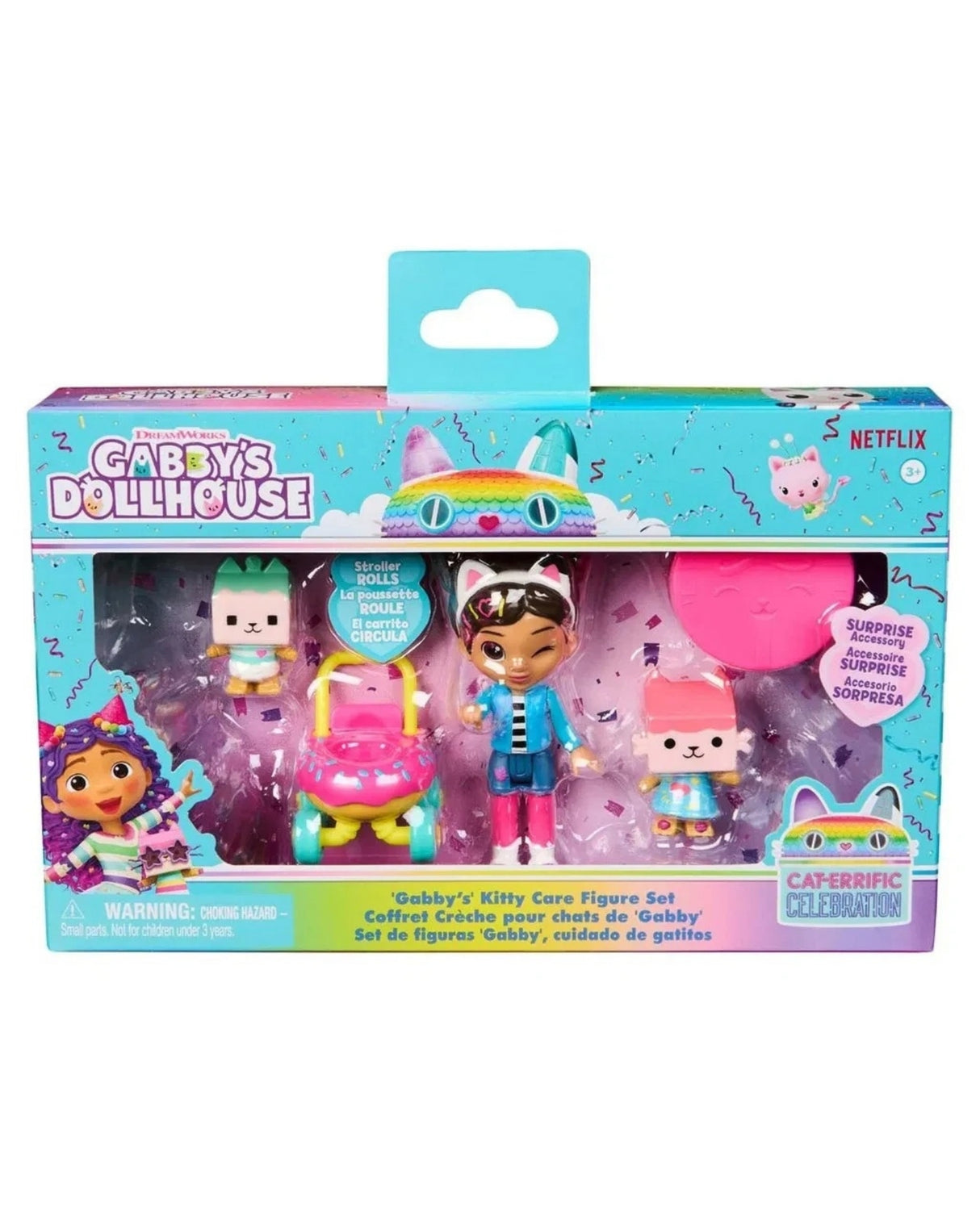 Gabby's Dollhouse Friends Kitty Care Figure Pack