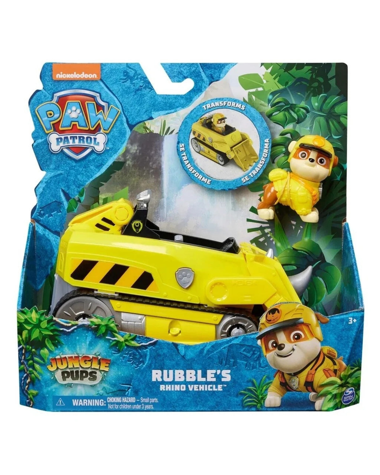 Paw Patrol Jungle Themed Vehicle - Rubble