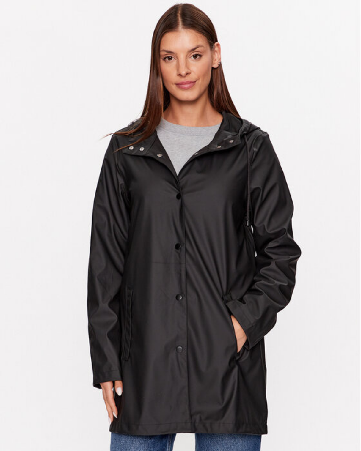 Sort - Black - Noisy May - Regnfrakke - 27025084