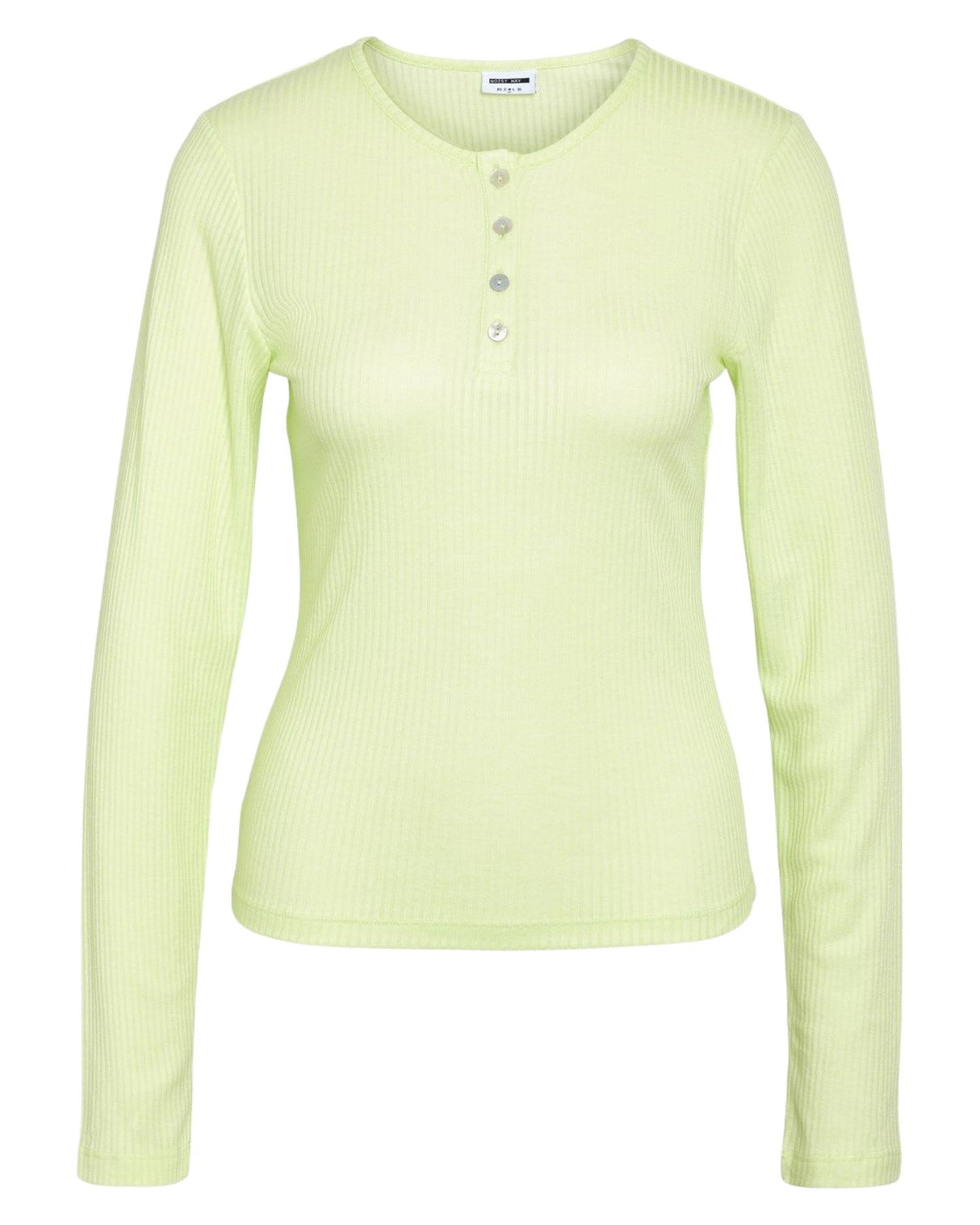 Lime - butterfly - Noisy May - rib bluse - 27029946