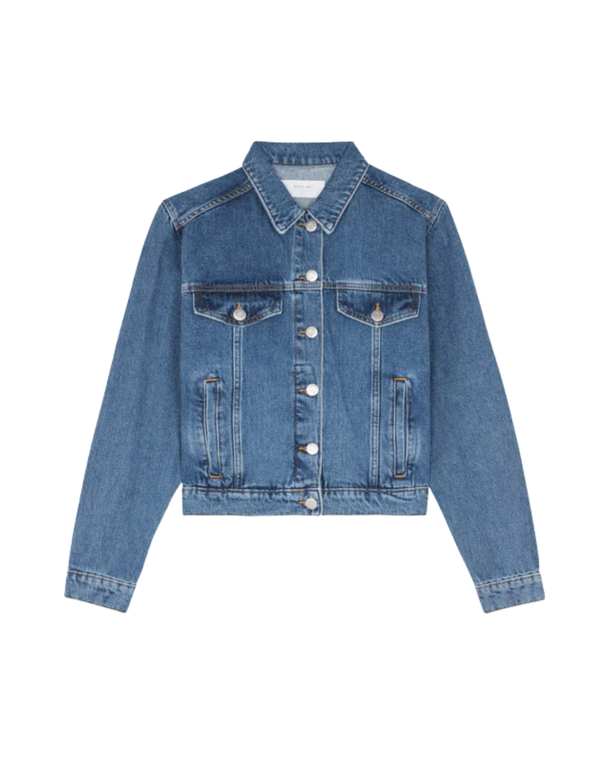 Blå - Medium Blue Denim - Noisy May - Jakke - 27035102