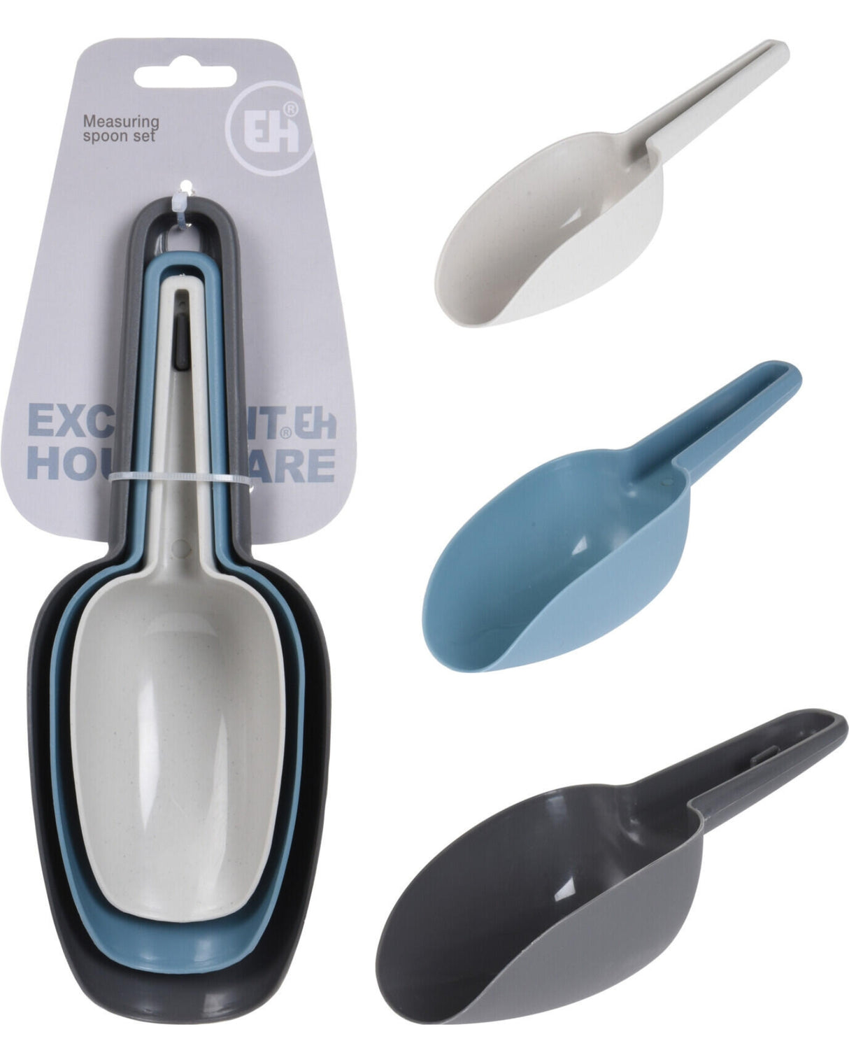 Måleskeer sæt med 3 størrelser