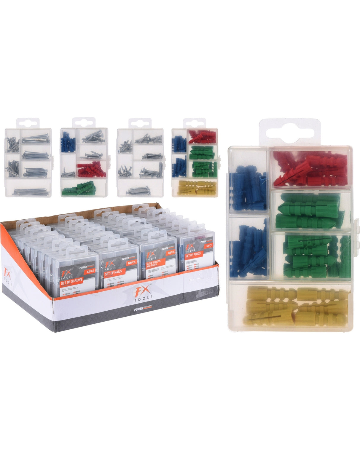 Screws/nails/plugs 1 box