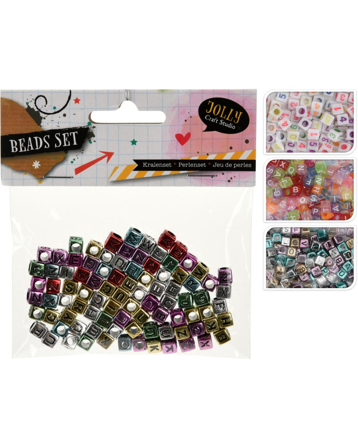 Beads in bag 20 gr - Square