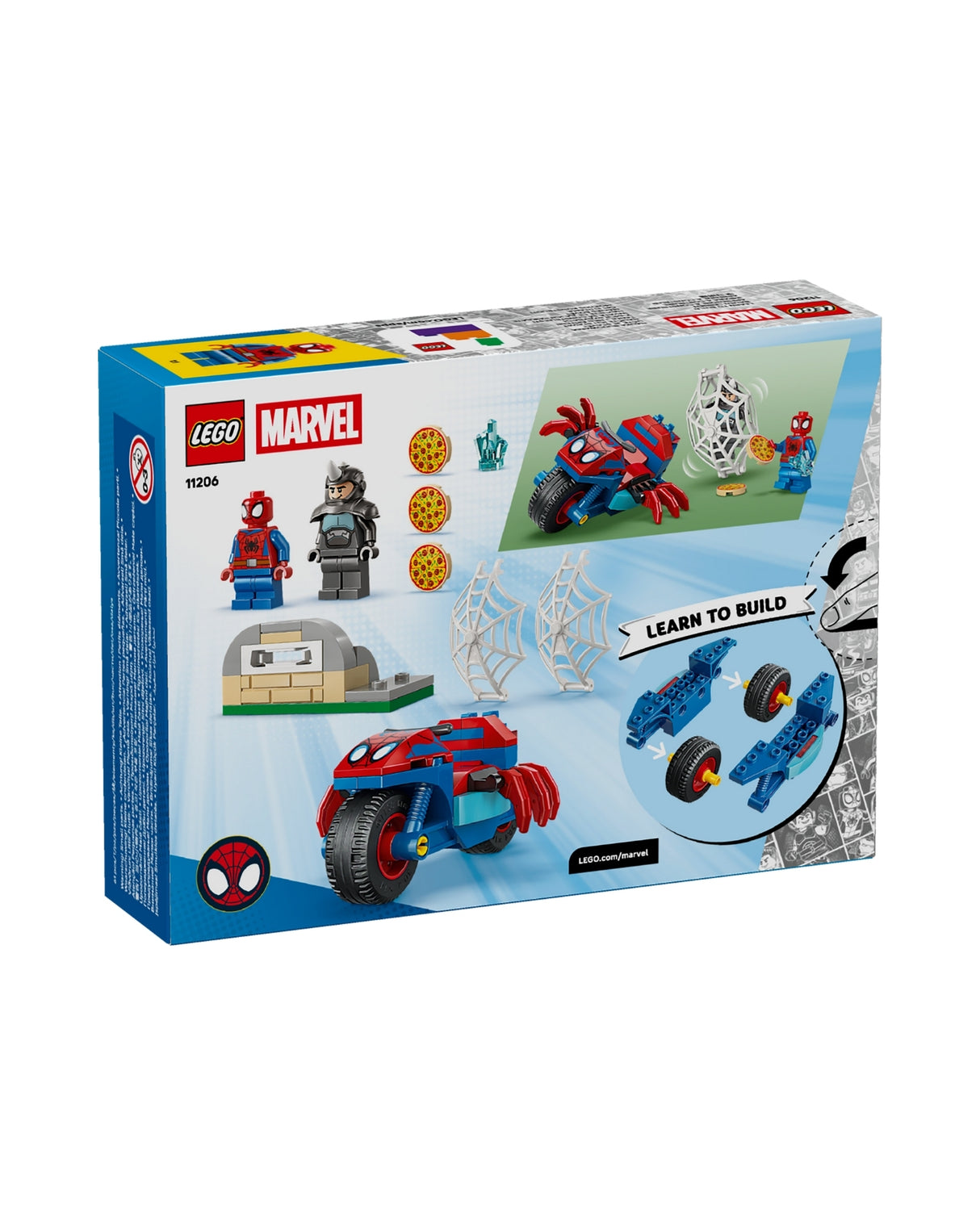 LEGO 11206 Spidey på sin motorcykel mod Rhino - LEGO Spidey 11206