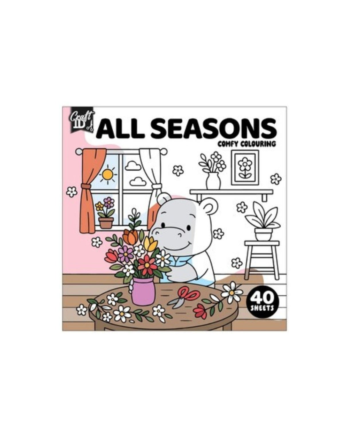 COSY Malebog 20x20cm 40 sider All Seasons