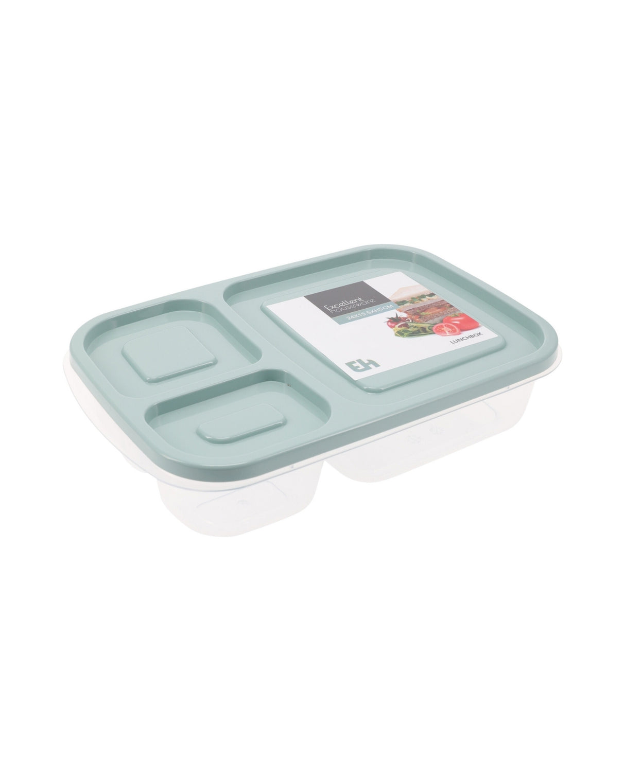 Opbevaringsboks / Madkasse med 3 rum