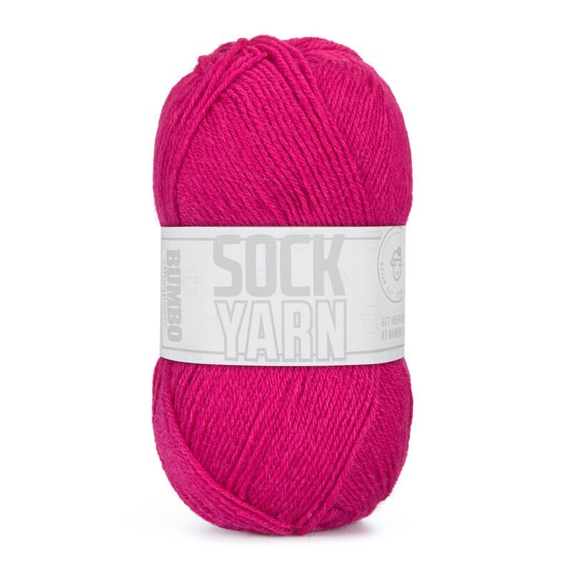 Bumbo Sock Yarn color 114 - Pink 50g.