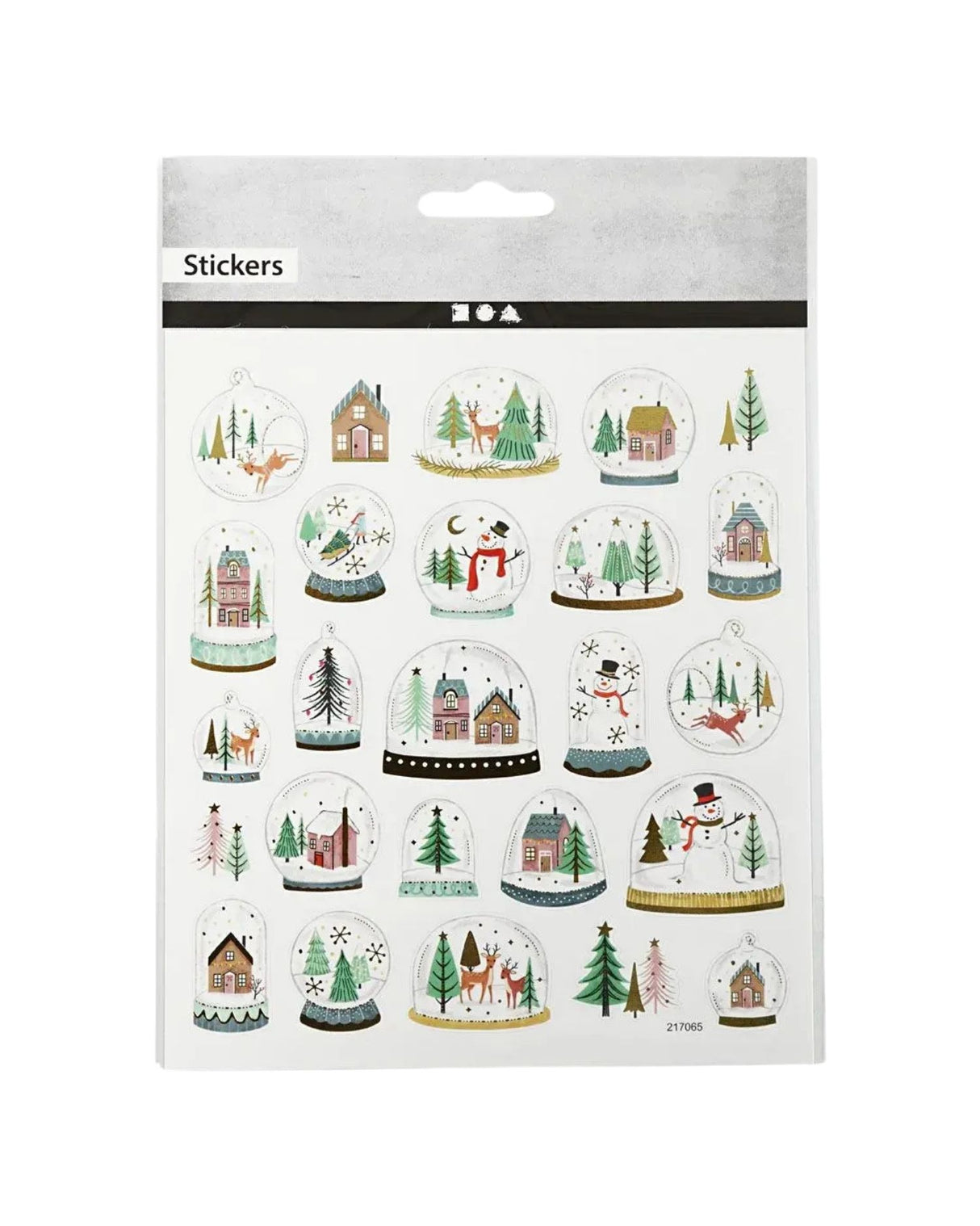 Stickers 1. Ark, Rystekugler, 15x16,5 cm