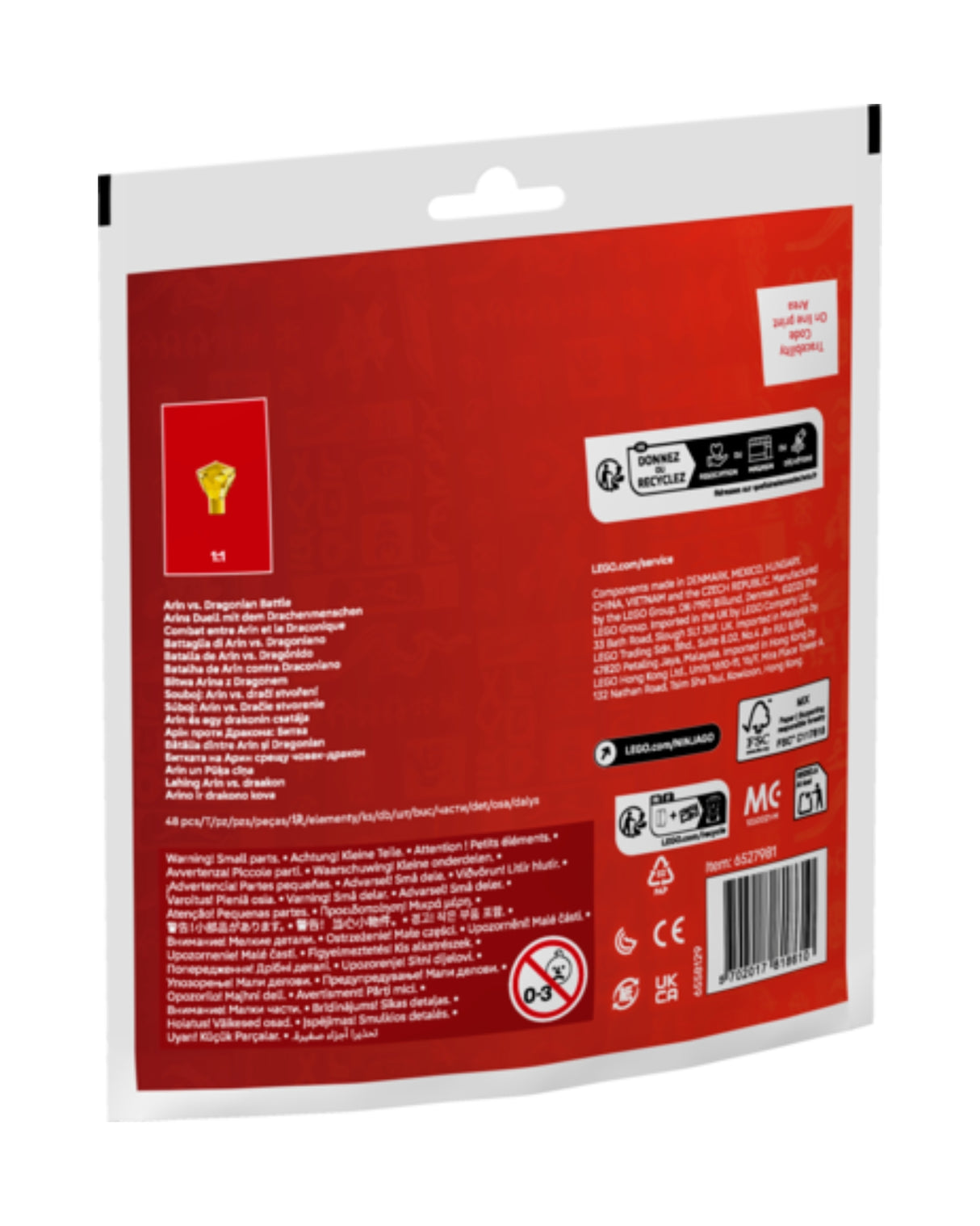 LEGO 30700 Kamp mellem Arin og dragonianer - LEGO Ninjago 30700