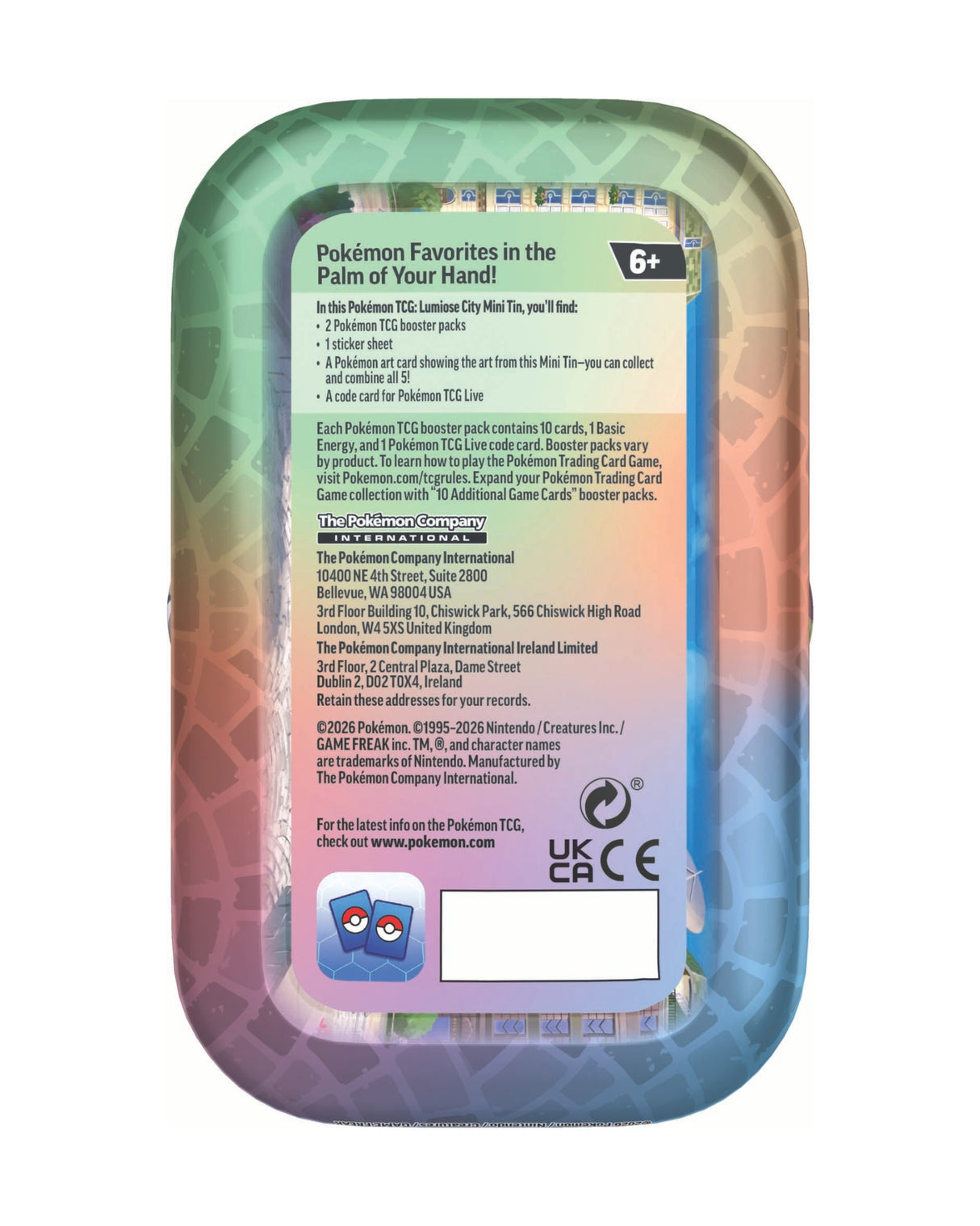 Pokemon Mini Tin June 26 - 1 stk