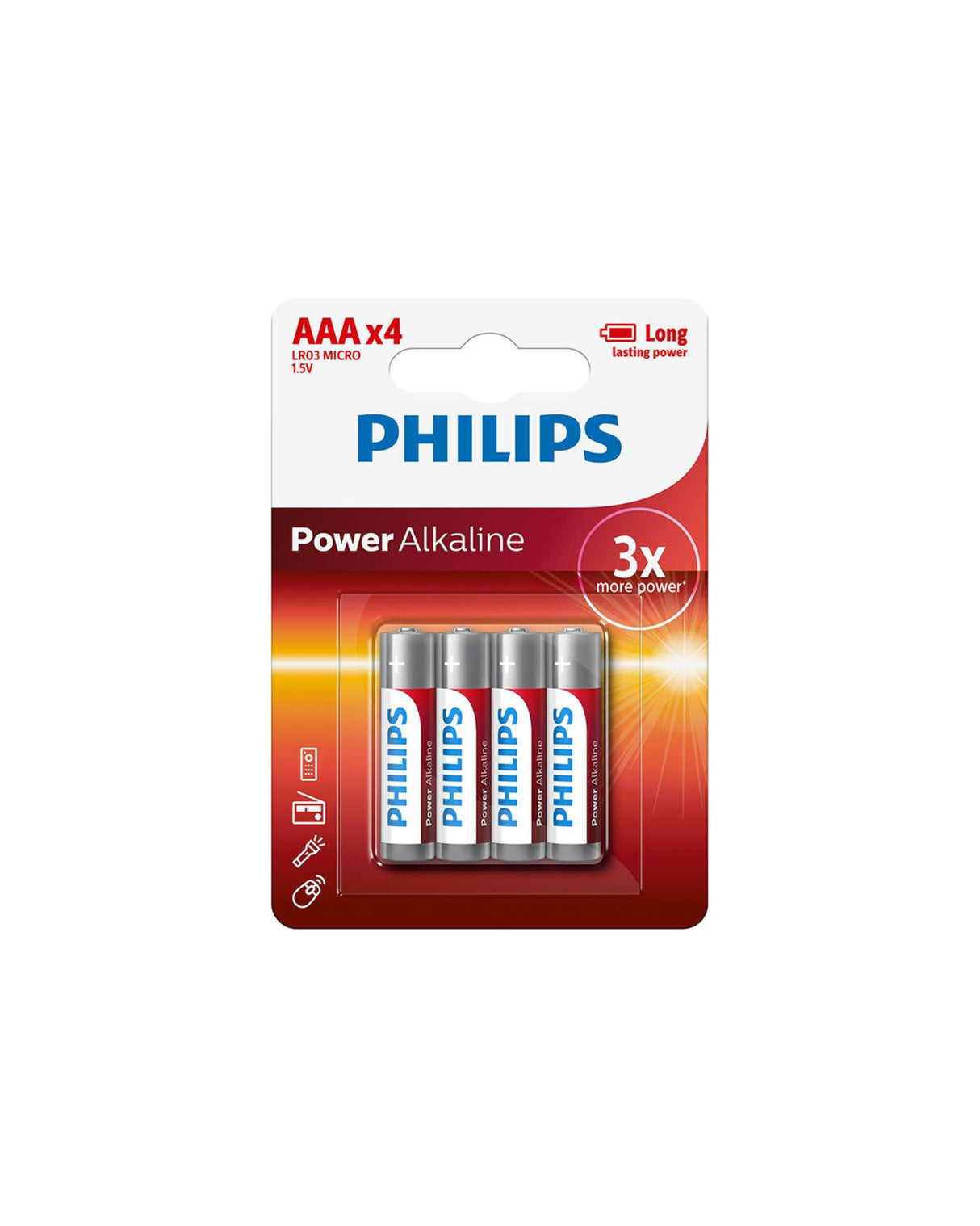 Power Alkaline AAA LR03 - Philips