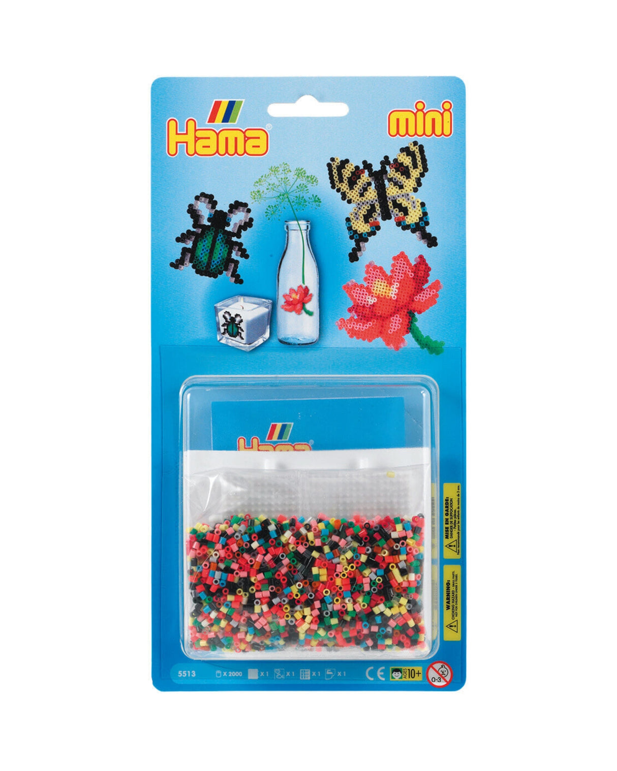 Hama mini blisterpak blomst