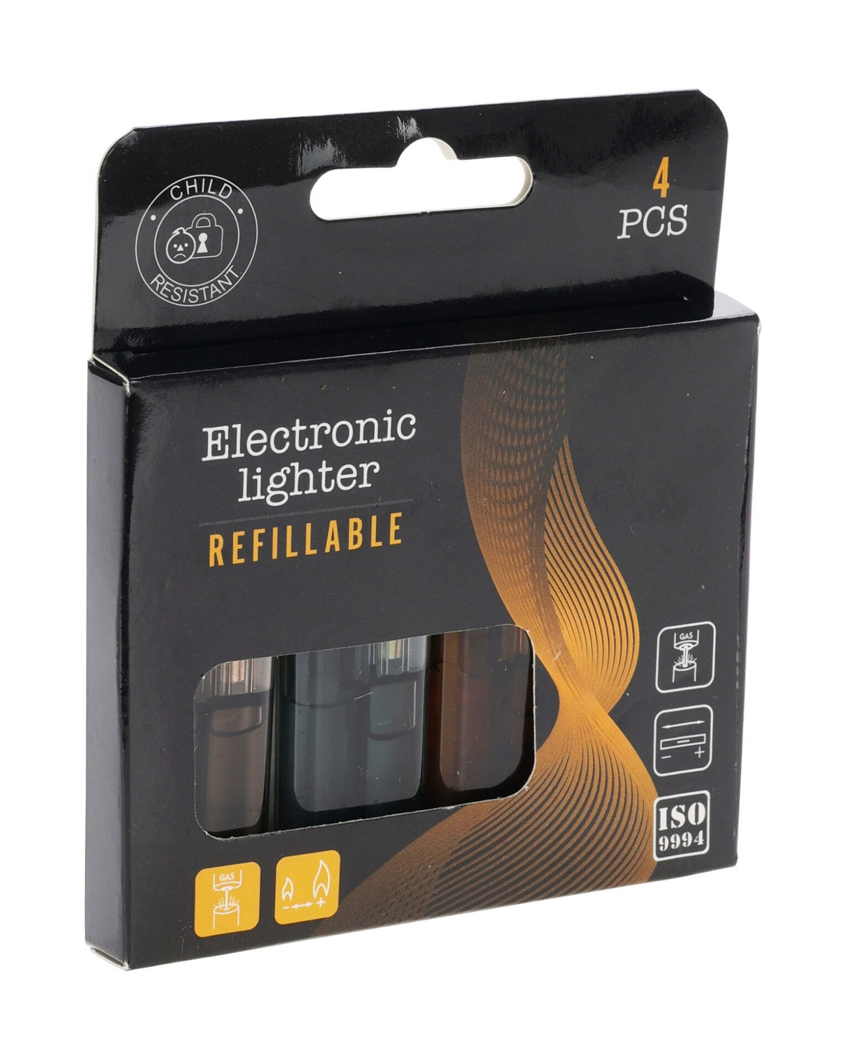 Lighter elektronisk 4 stk