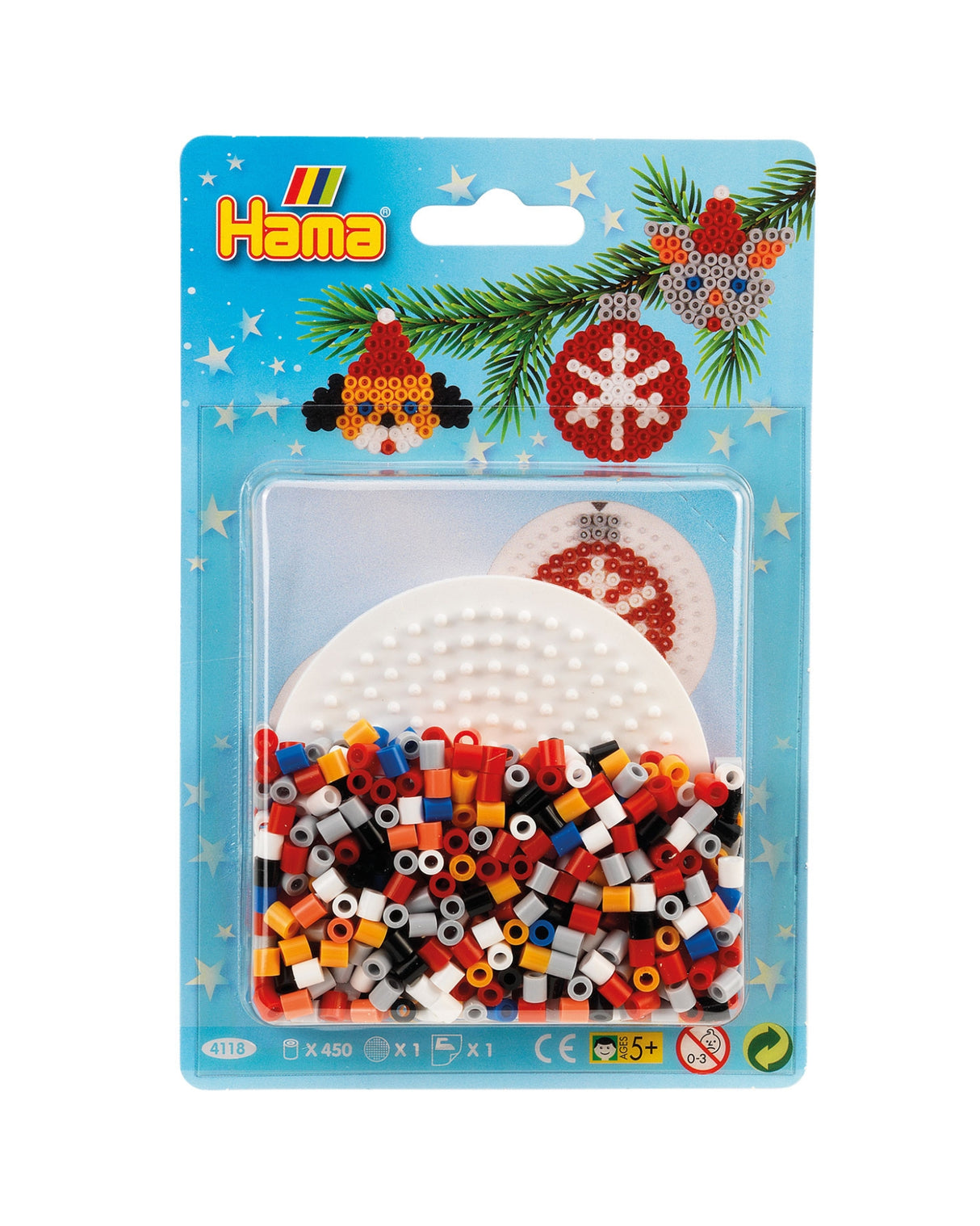 Hama midi blister lille jul, kugler til ornament