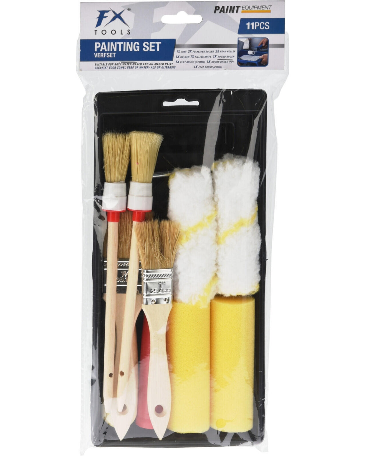 Paint set 11 pieces