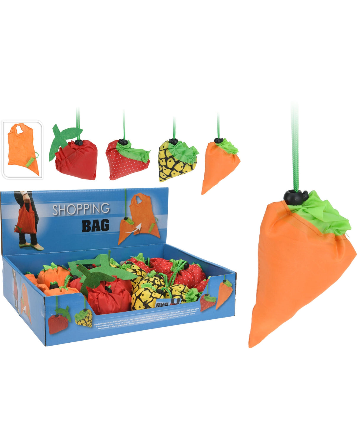 Indkøbspose - foldbar