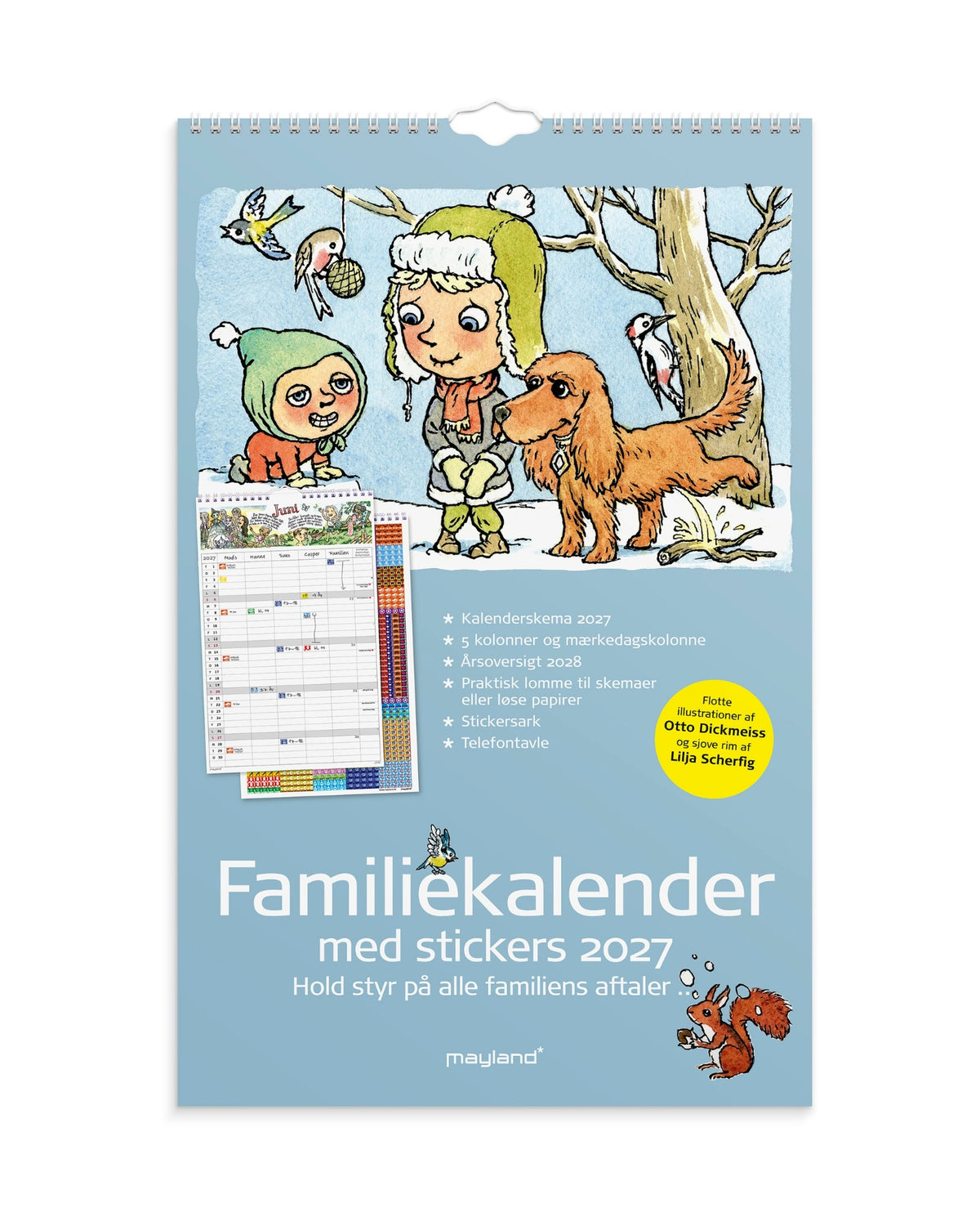 Familiekalender Otto Dickmeiss & Lilja Scherfig 5 Kol. 2027