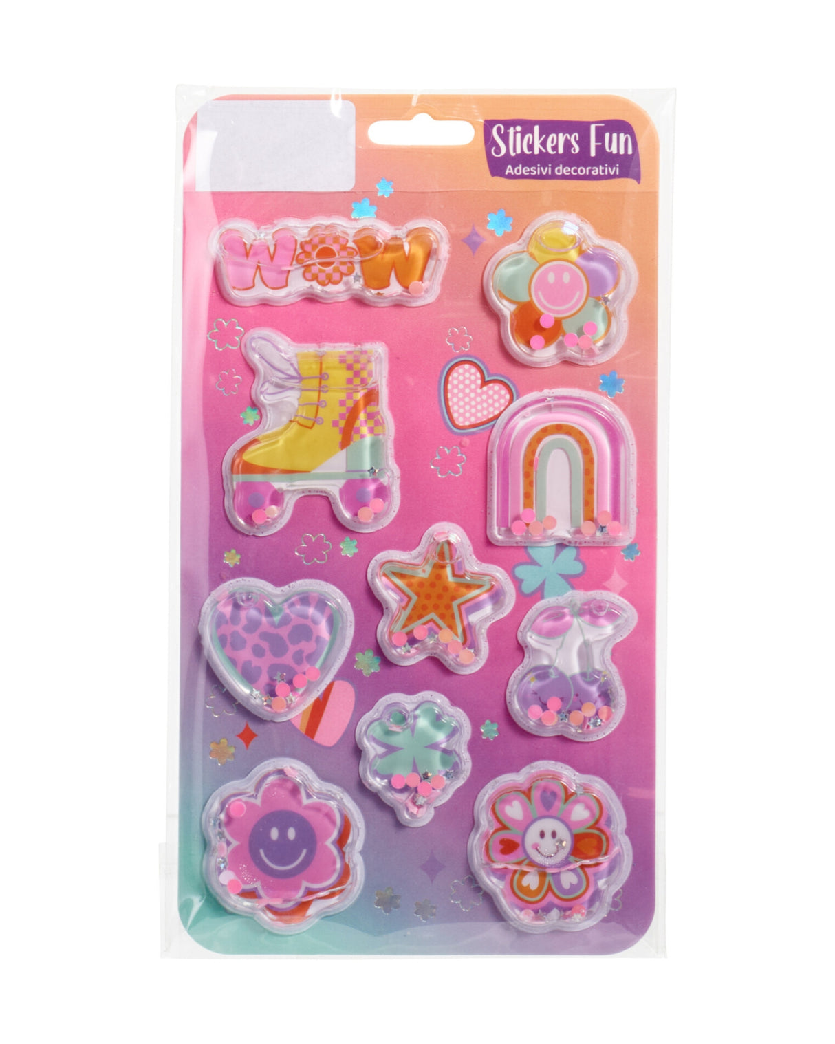 3D Stickers – 10 klistermærker