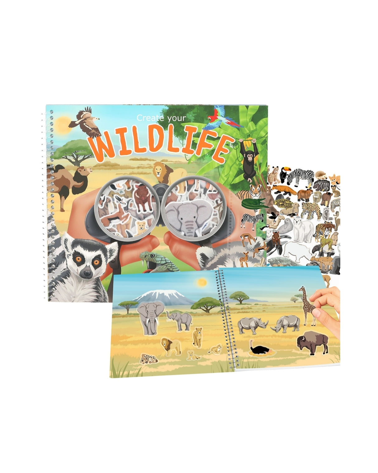 Create Your Wild Life med Flock Stickers